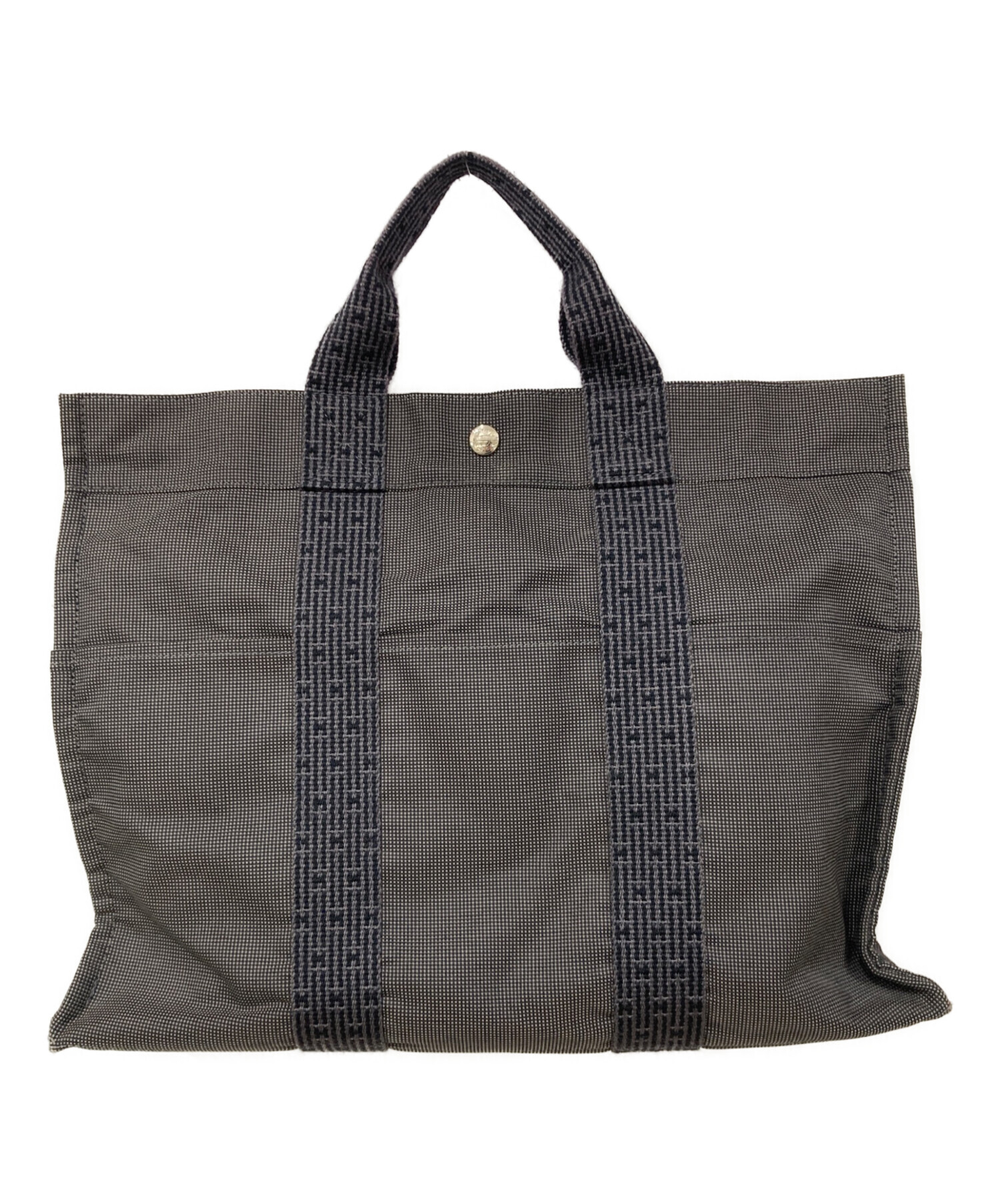 中古・古着通販】HERMES (エルメス) エールラインMM グレー×ネイビー