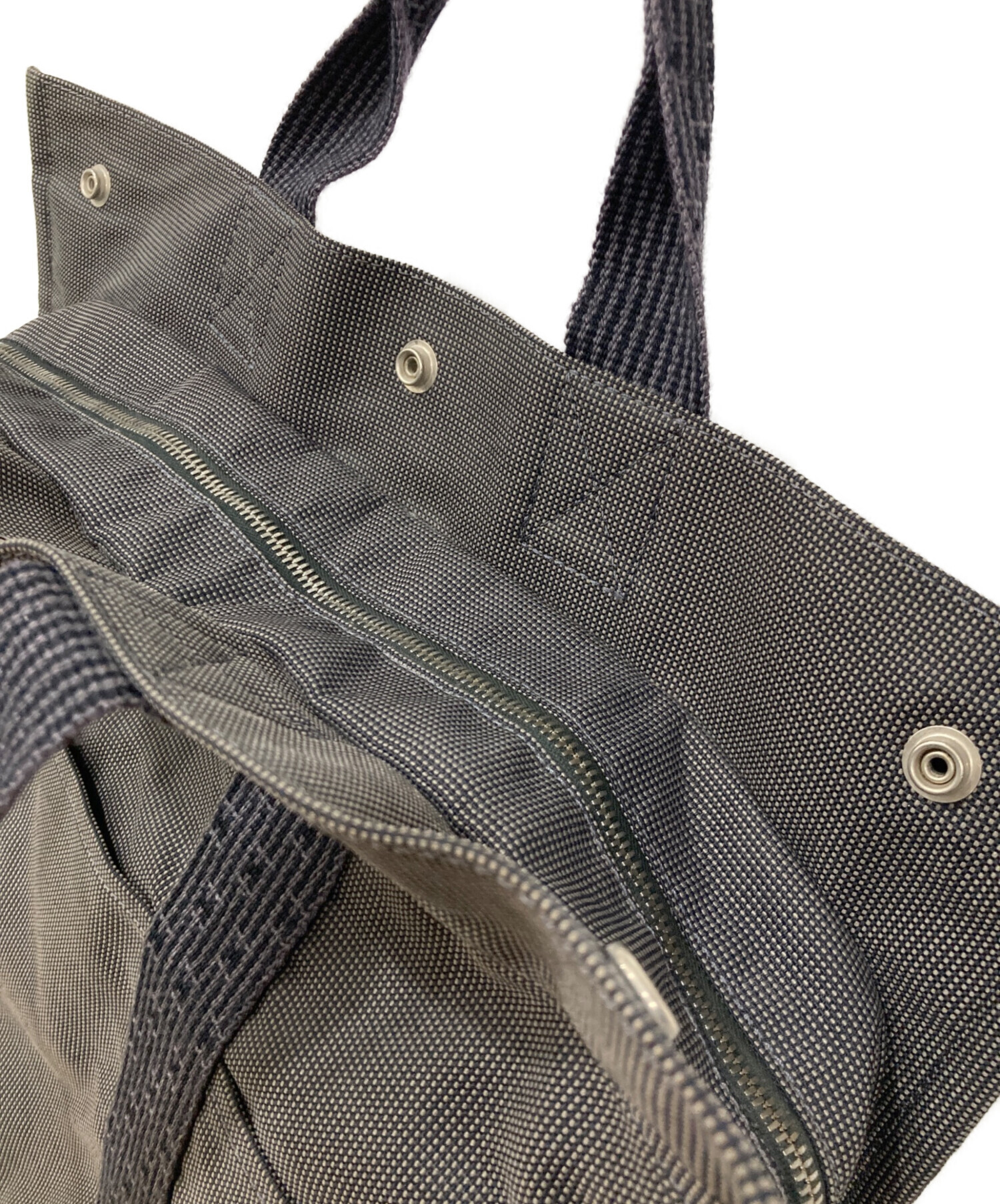 中古・古着通販】HERMES (エルメス) エールラインMM グレー×ネイビー