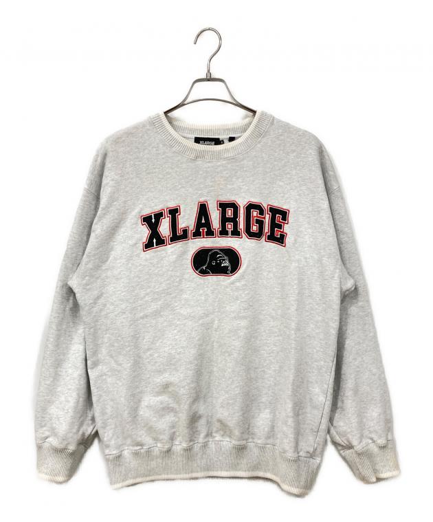 中古・古着通販】X-LARGE (エクストララージ) フェルトロゴクルー 
