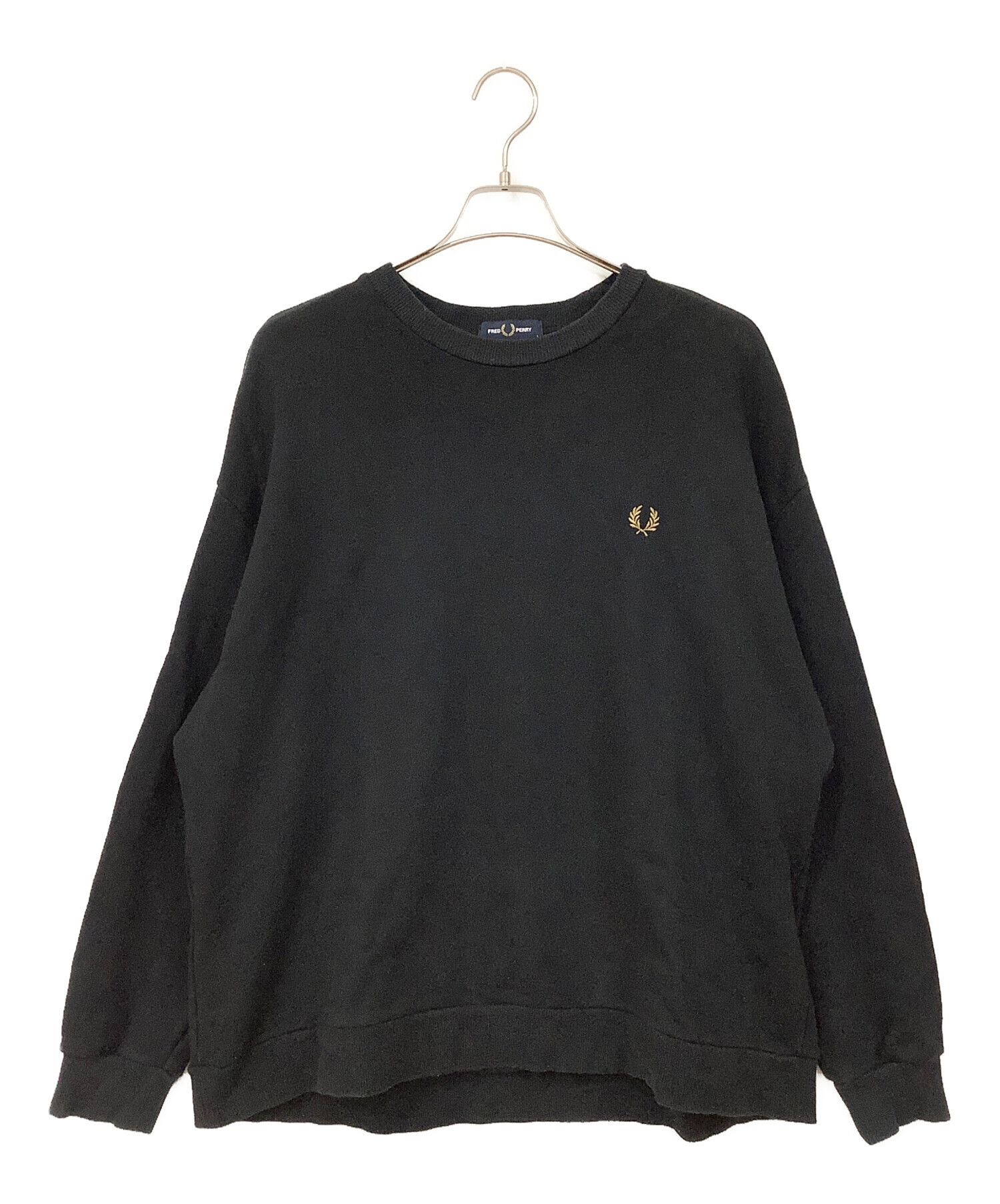 中古・古着通販】FRED PERRY (フレッドペリー) スウェット ブラック 