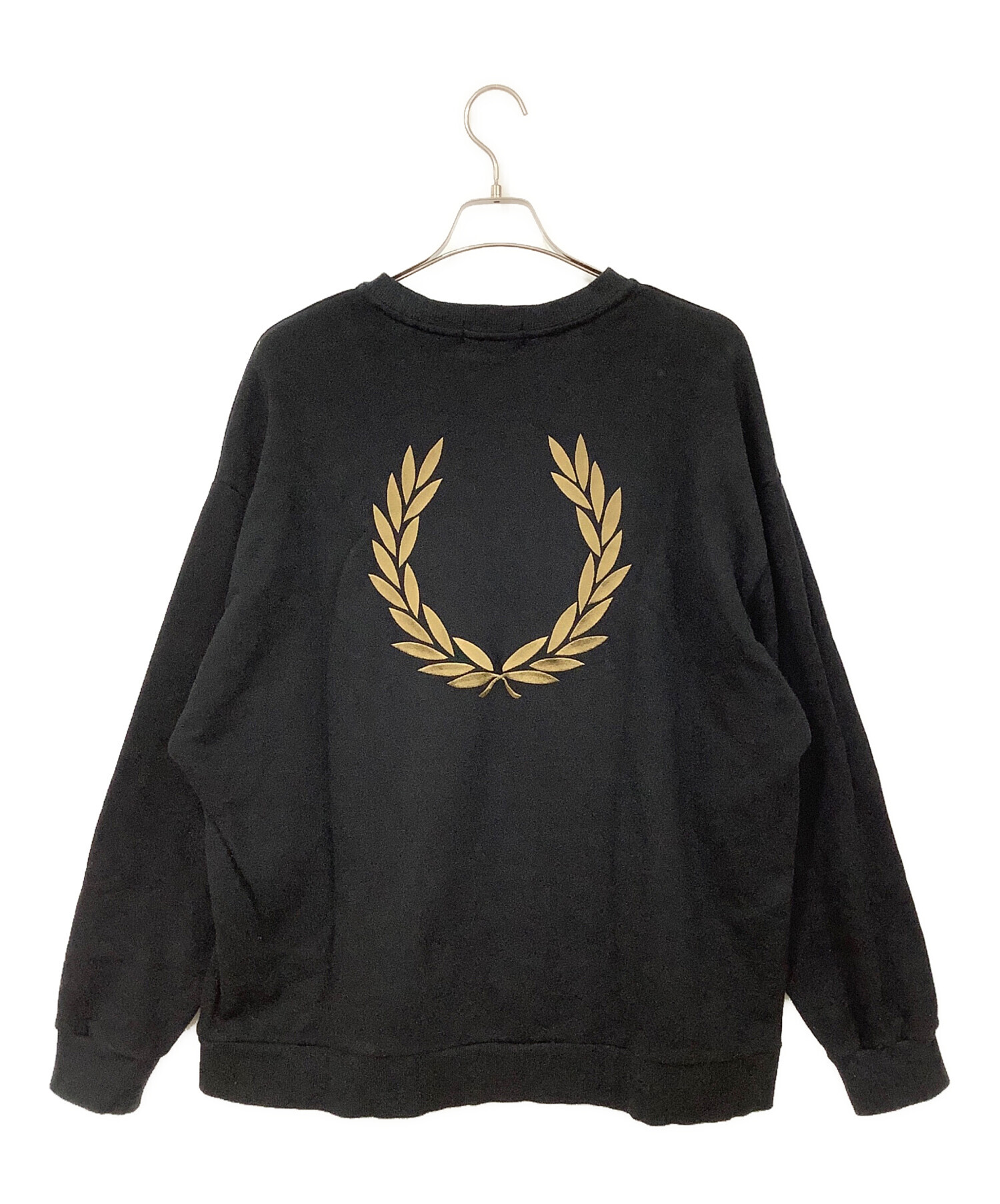 中古・古着通販】FRED PERRY (フレッドペリー) スウェット ブラック 
