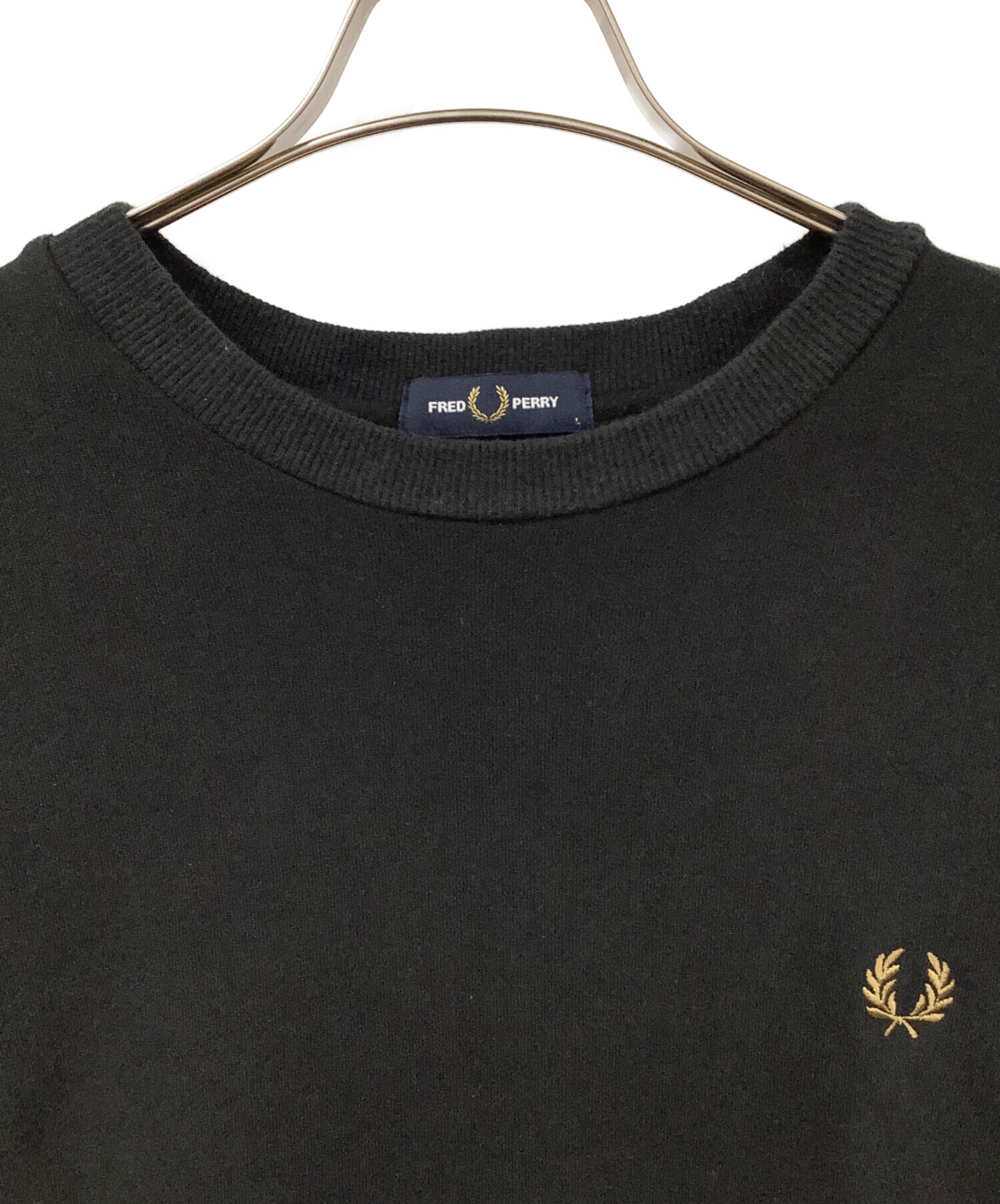 中古・古着通販】FRED PERRY (フレッドペリー) スウェット ブラック 