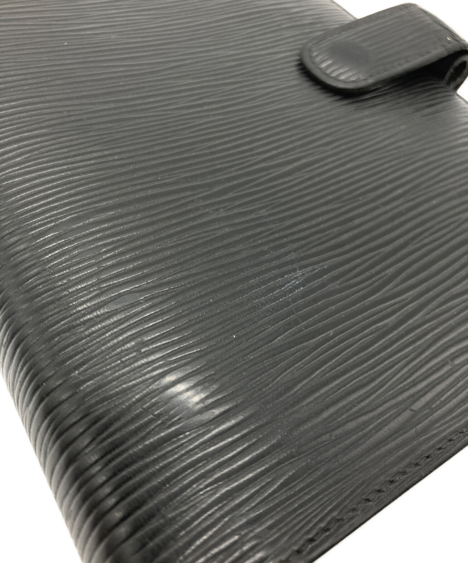 【未使用】Louis Vuitton グレー 手帳型ケース 中古・古着通販】LOUIS VUITTON (ルイ ヴィトン) 手帳カバー ブラック