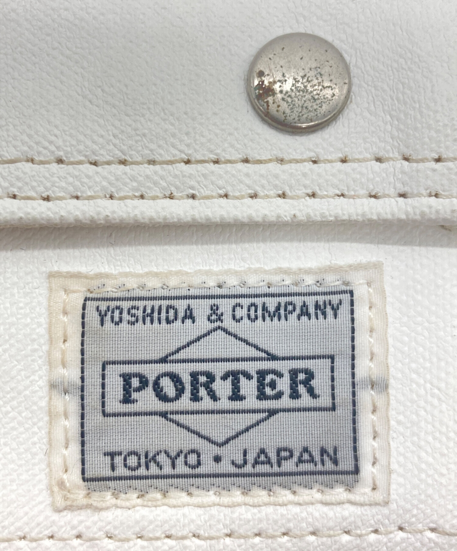 中古・古着通販】PORTER (ポーター) 長財布 ホワイト｜ブランド・古着