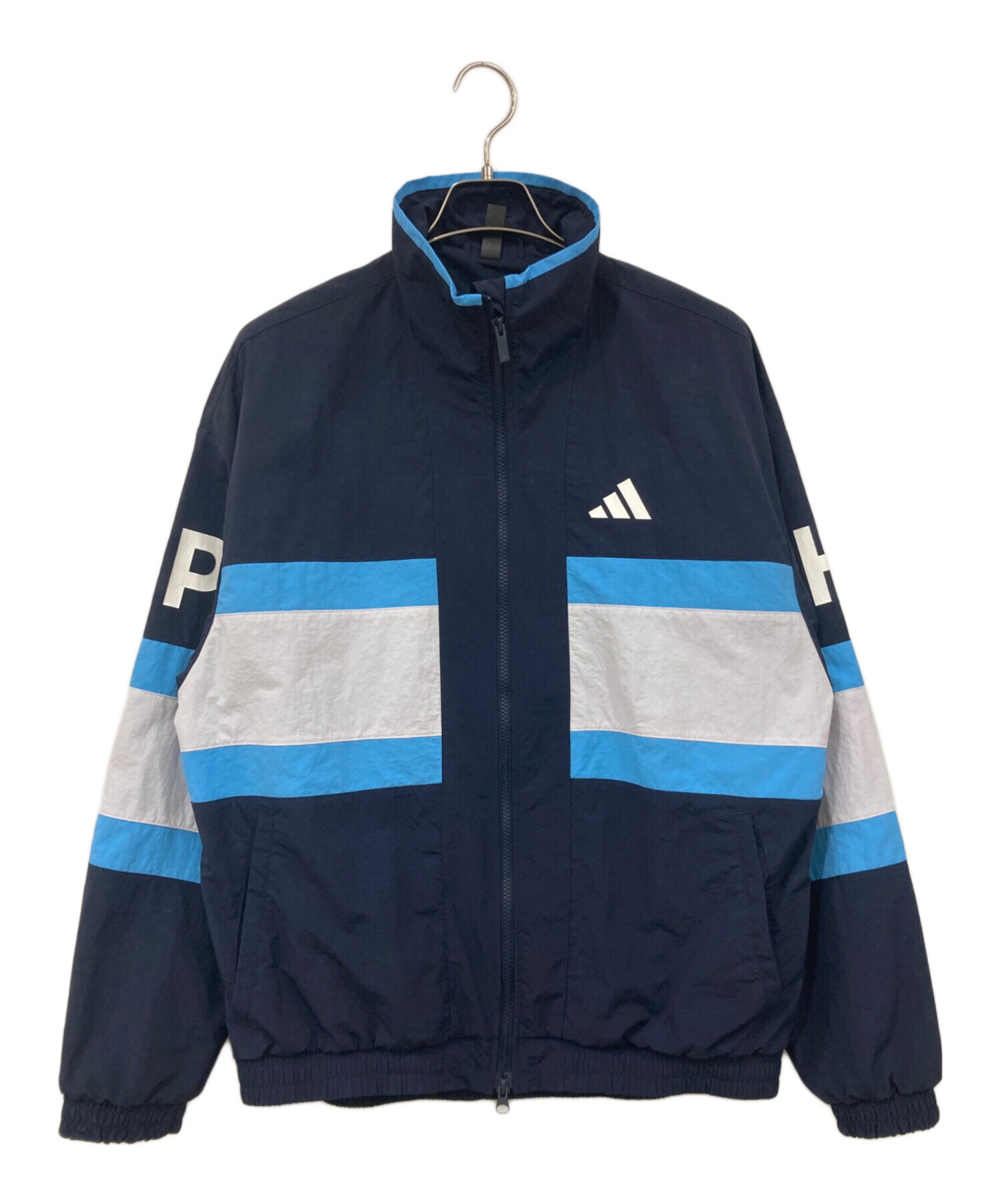 中古・古着通販】adidas (アディダス) セットアップジャージ ネイビー