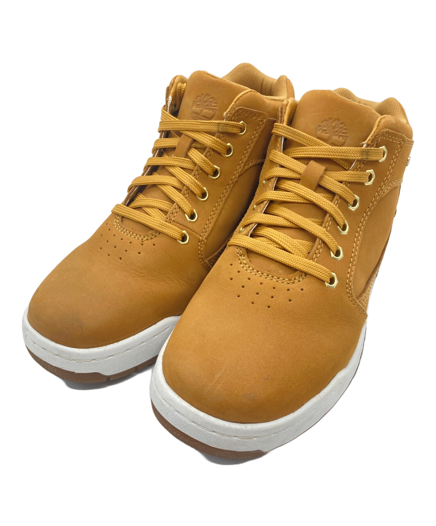 Timberland ハイカットスニーカー ブラウン 箱付き 中古・古着通販】Timberland (ティンバーランド) ハイカットスニーカー