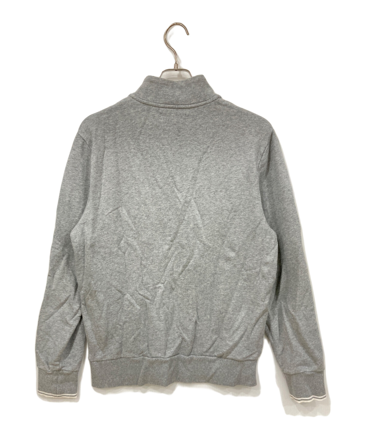 FRED PERRY ジップアップジャージ グレー 中古・古着通販】FRED PERRY (フレッドペリー) ハーフジップスウェット