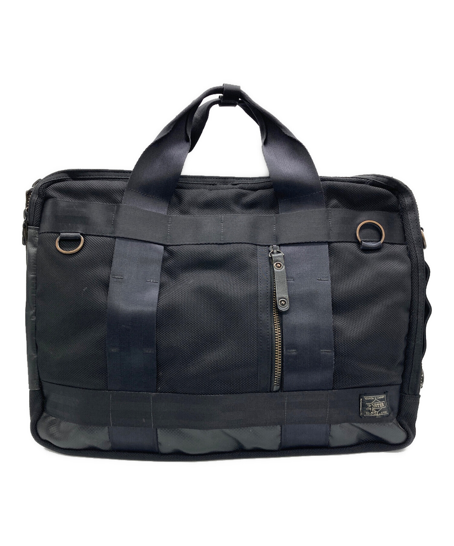 中古・古着通販】PORTER (ポーター) 3WAYブリーフケース ブラック