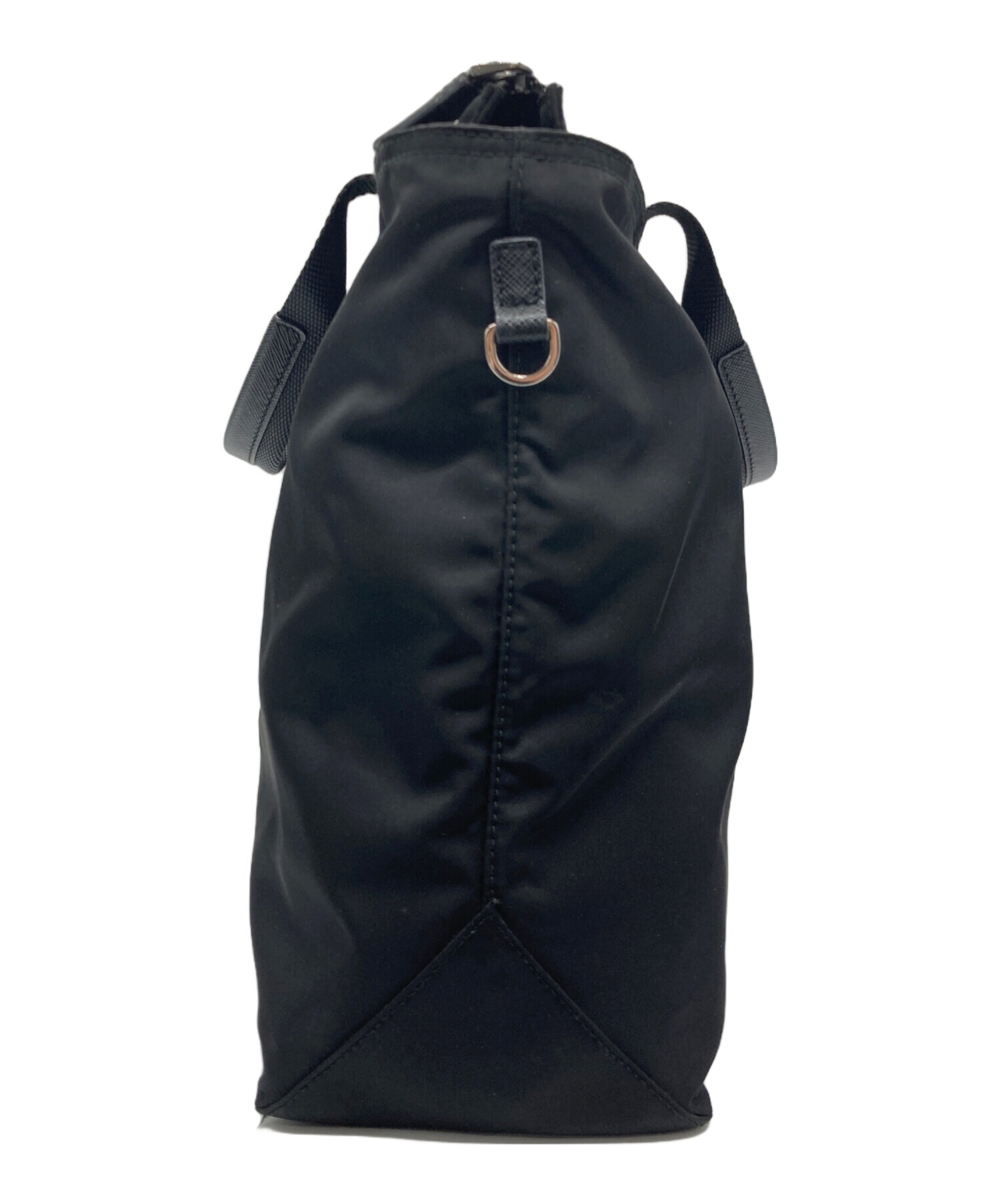 中古・古着通販】PRADA (プラダ) ナイロンショルダーバッグ ブラック