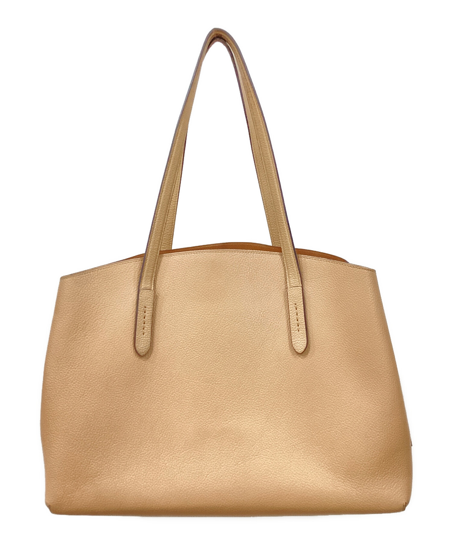 中古・古着通販】COACH (コーチ) トートバッグ ベージュ｜ブランド 