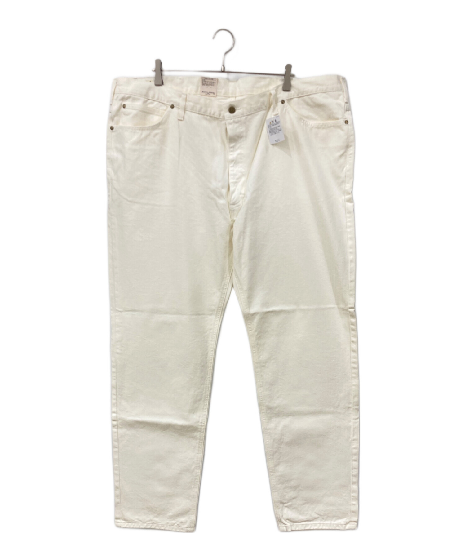 Lee リー デニムパンツ M ベージュ 【古着】【中古】【送料無料】 中古・古着通販】LEE (リー) デニムパンツ ホワイト サイズ:50 未使用