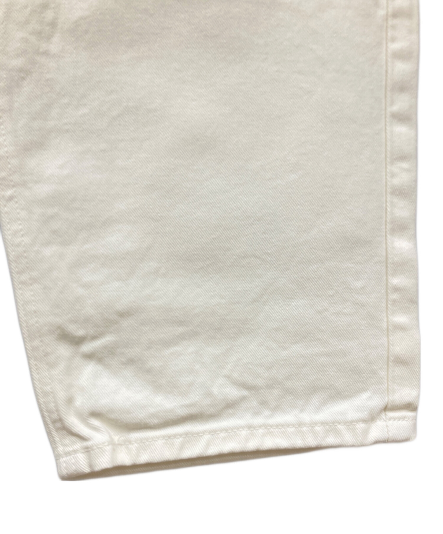 中古・古着通販】LEE (リー) デニムパンツ ホワイト サイズ:50 未使用