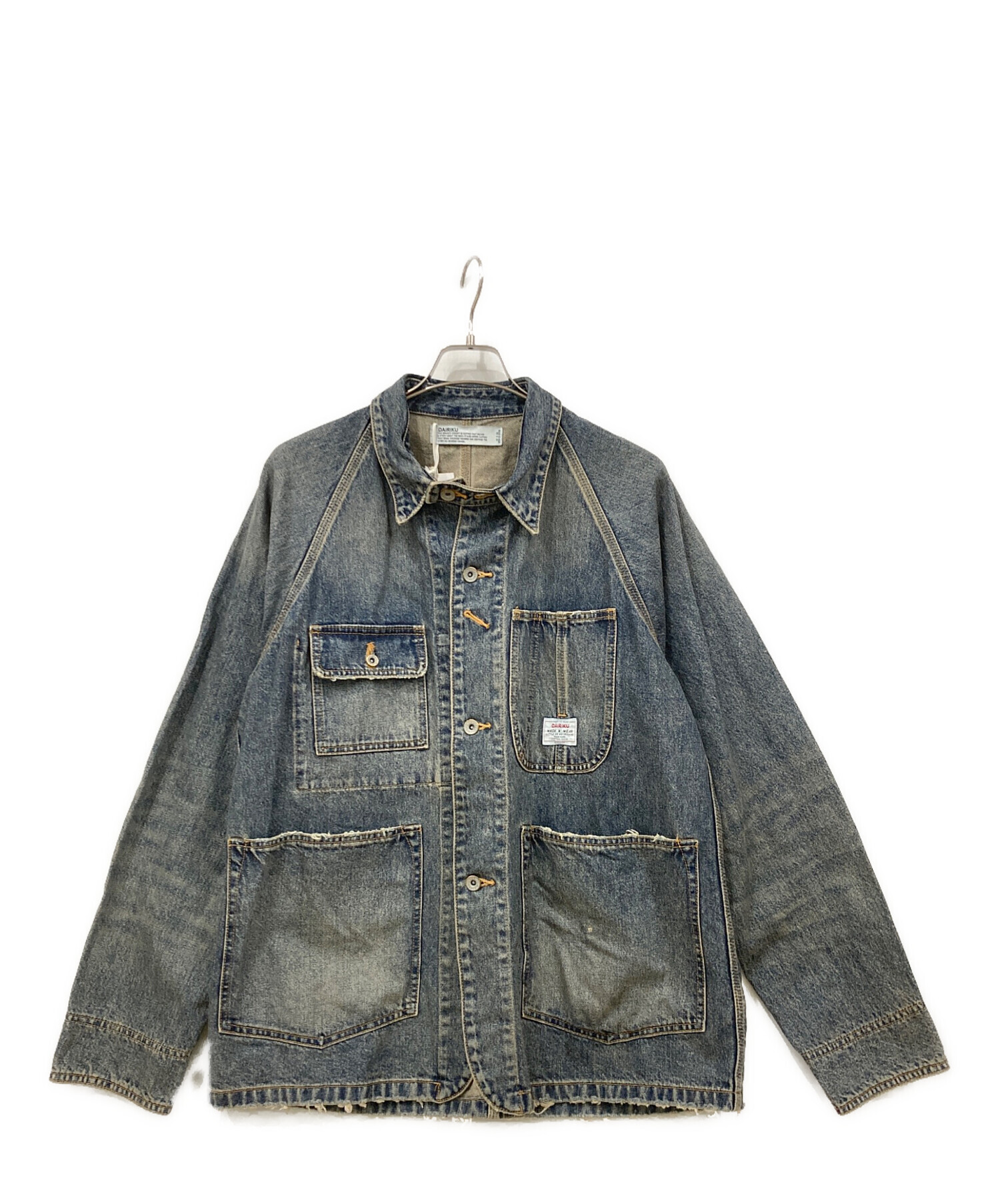 中古・古着通販】DAIRIKU (ダイリク) デニムジャケット インディゴ