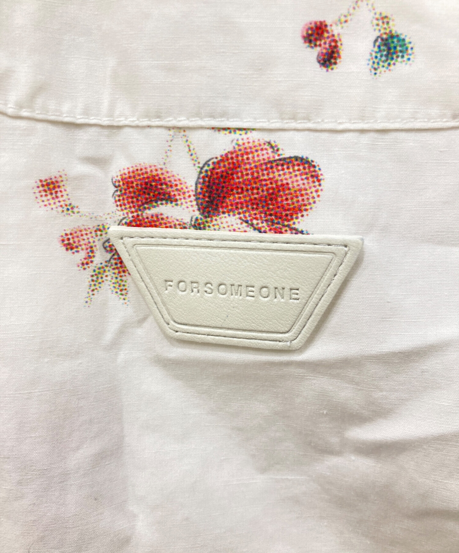中古・古着通販】FORSOMEONE (フォーサムワン) 半袖シャツ ホワイト