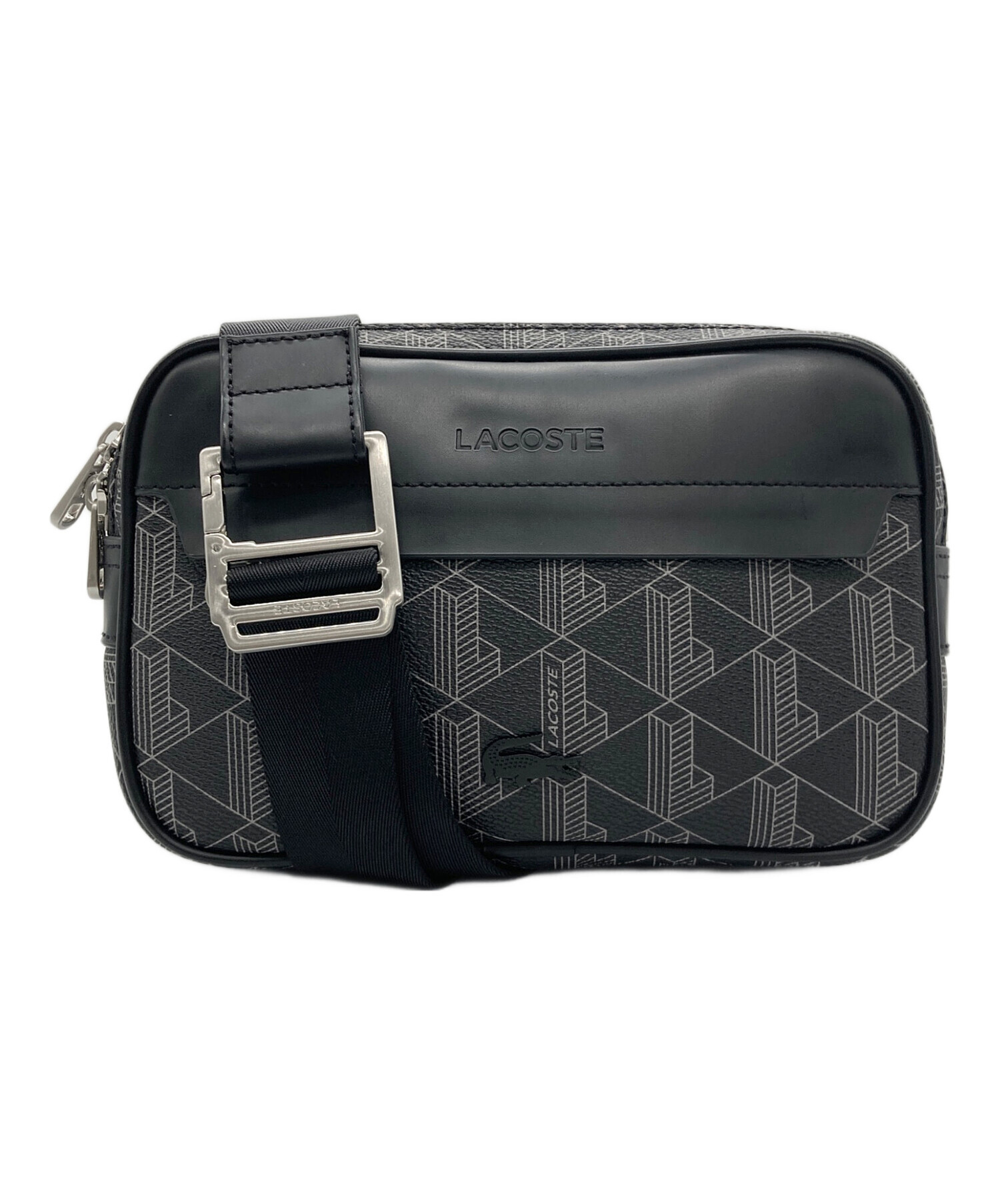 中古・古着通販】LACOSTE (ラコステ) ショルダーバッグ ブラック