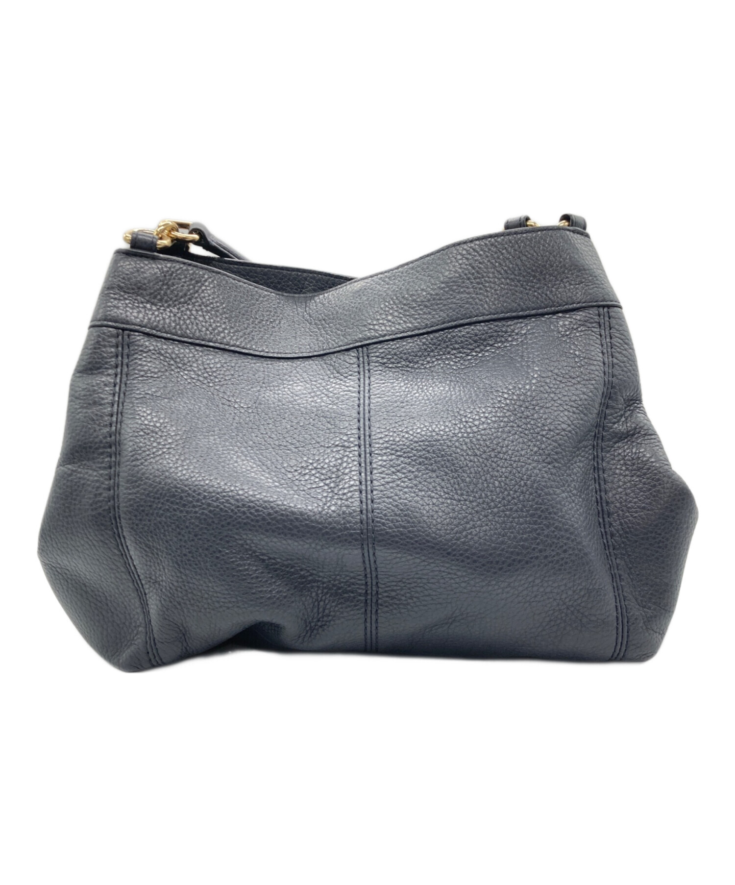 中古・古着通販】COACH (コーチ) 2WAYショルダーバッグ ネイビー