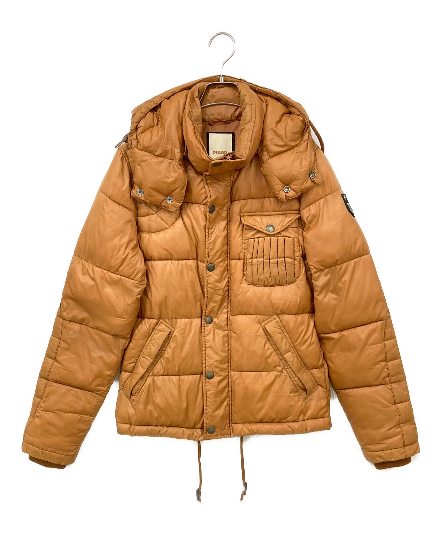 中古・古着通販】DIESEL (ディーゼル) 中綿ジャケット ブラウン サイズ