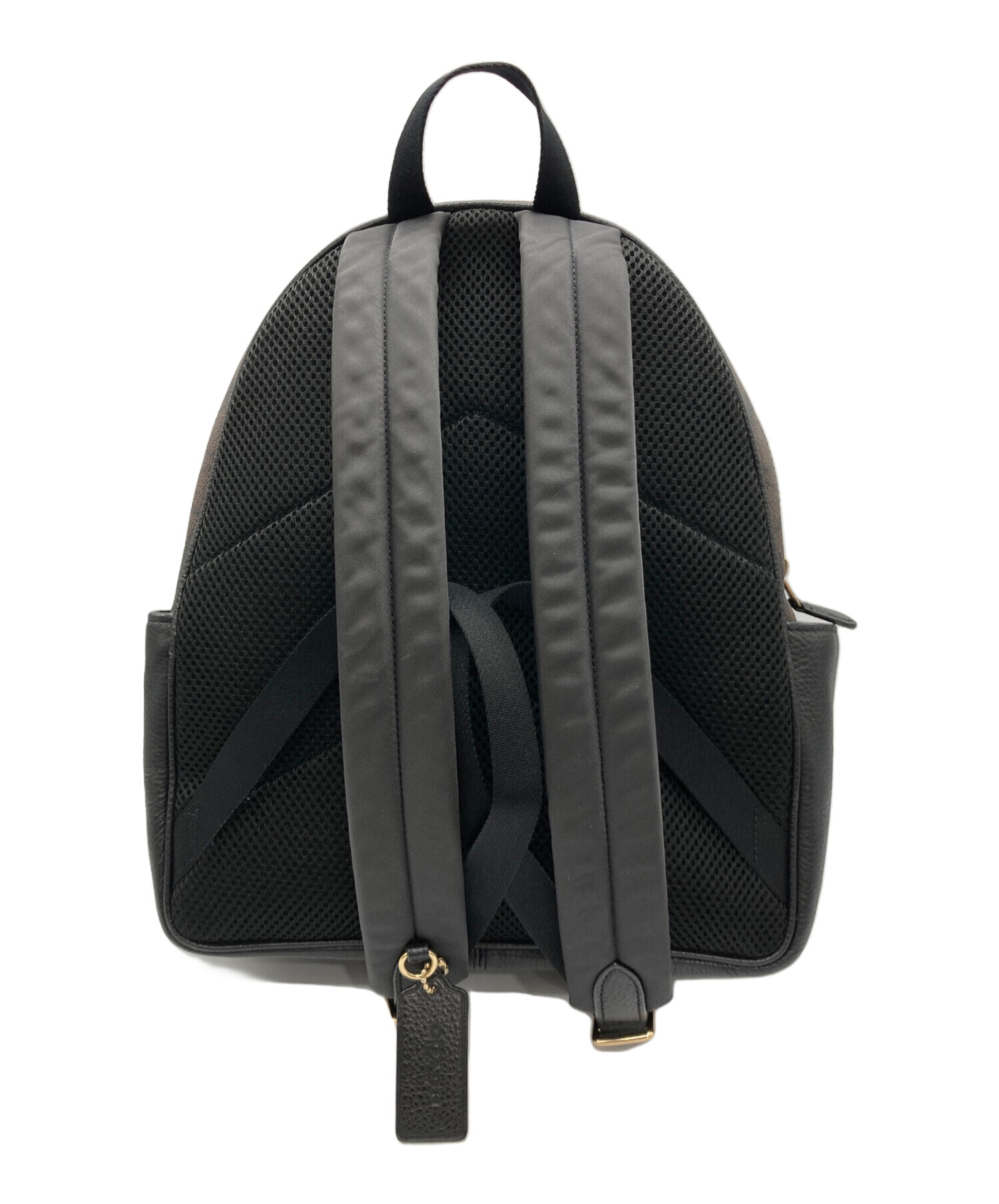 中古・古着通販】COACH (コーチ) リュック/シグネチャー ブラウン