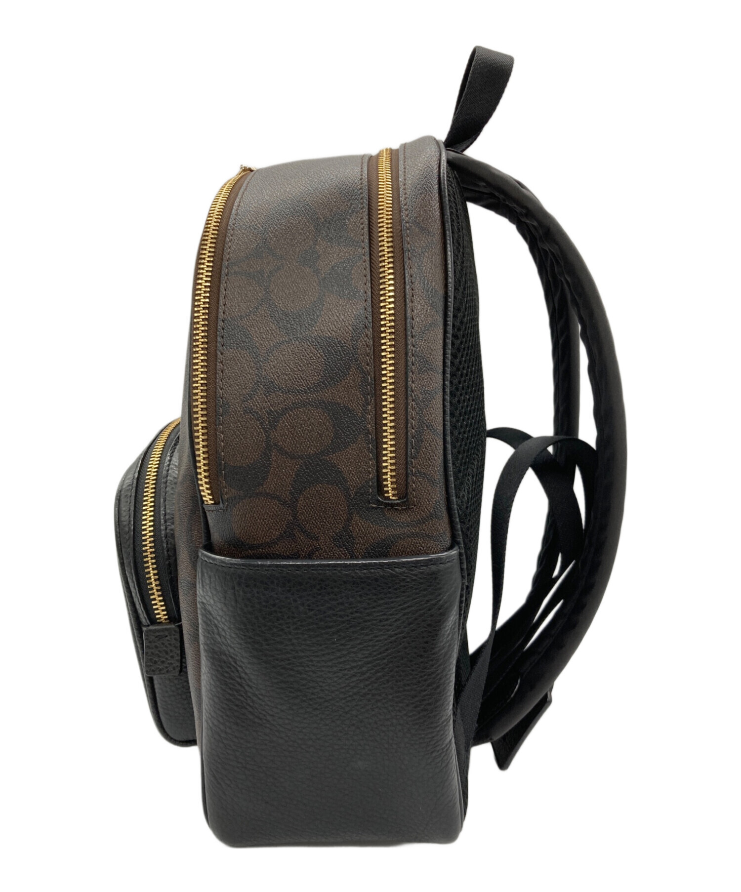 未使用に近い COACH シグネチャー バックパック リュックサック 78756 中古・古着通販】COACH (コーチ) リュック/シグネチャー ブラウン