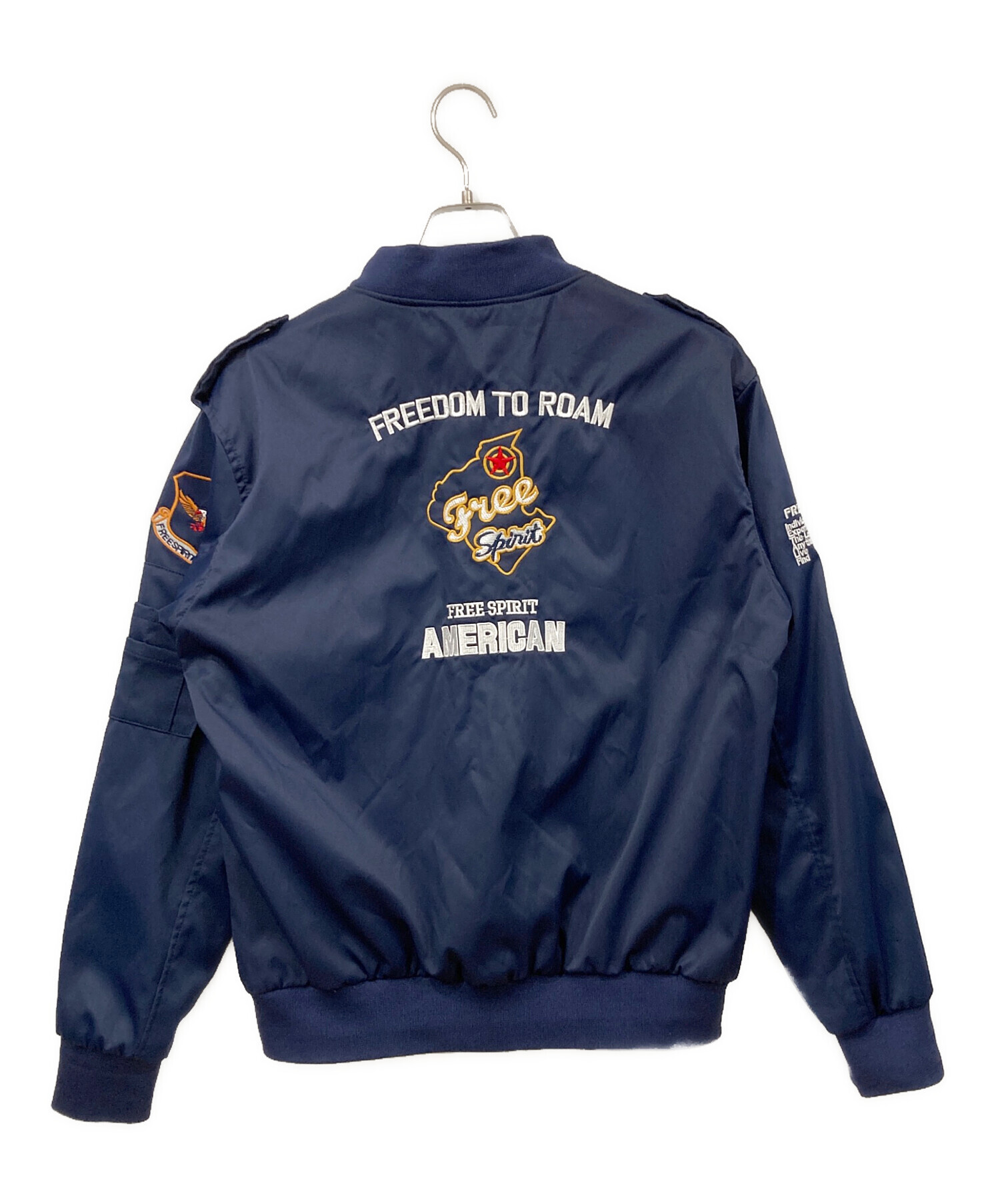 中古・古着通販】BALINMA (バルマン) MA-1ジャケット ネイビー サイズ 