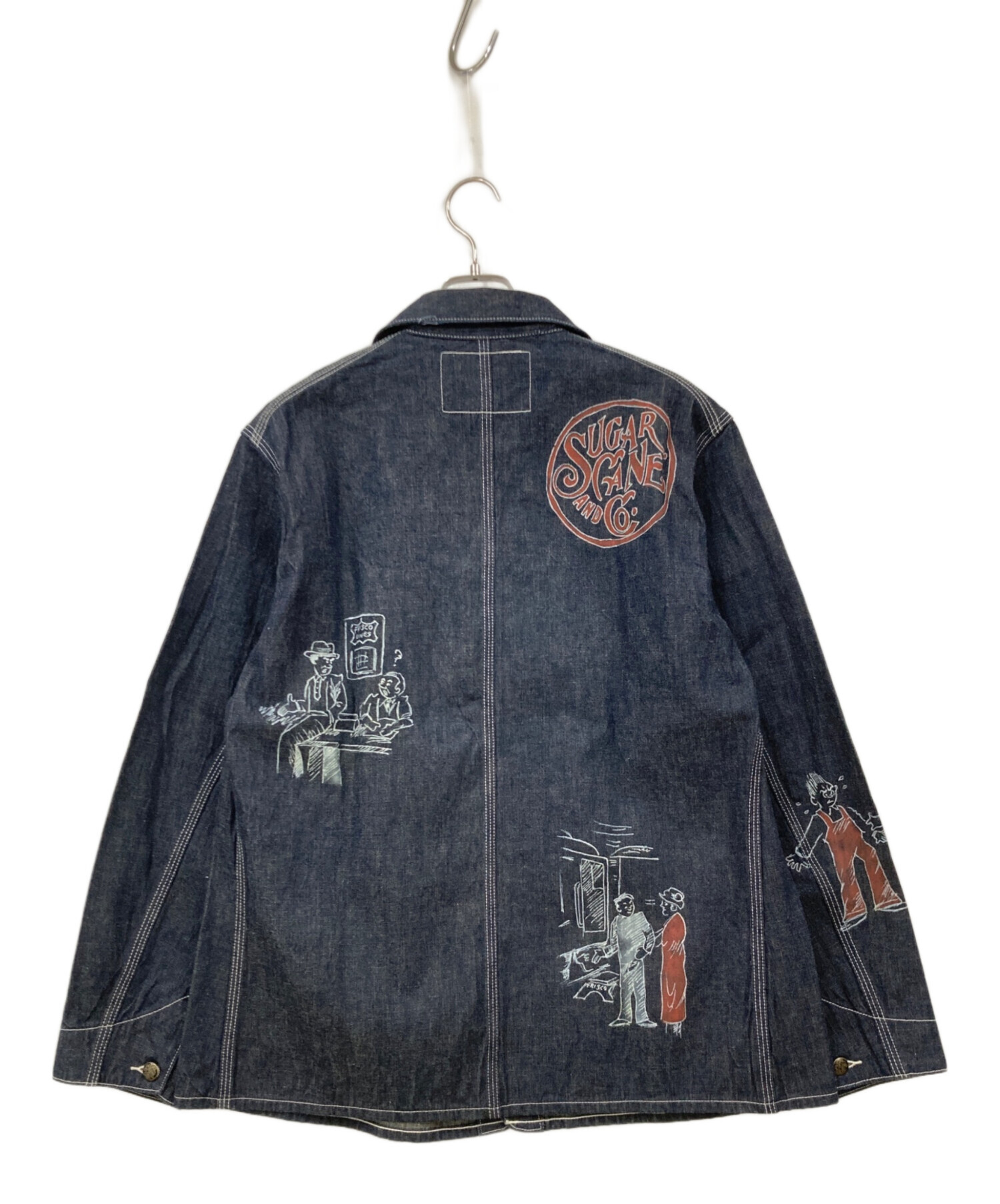 中古・古着通販】SUGAR CANE (シュガーケーン) デニムカバーオール