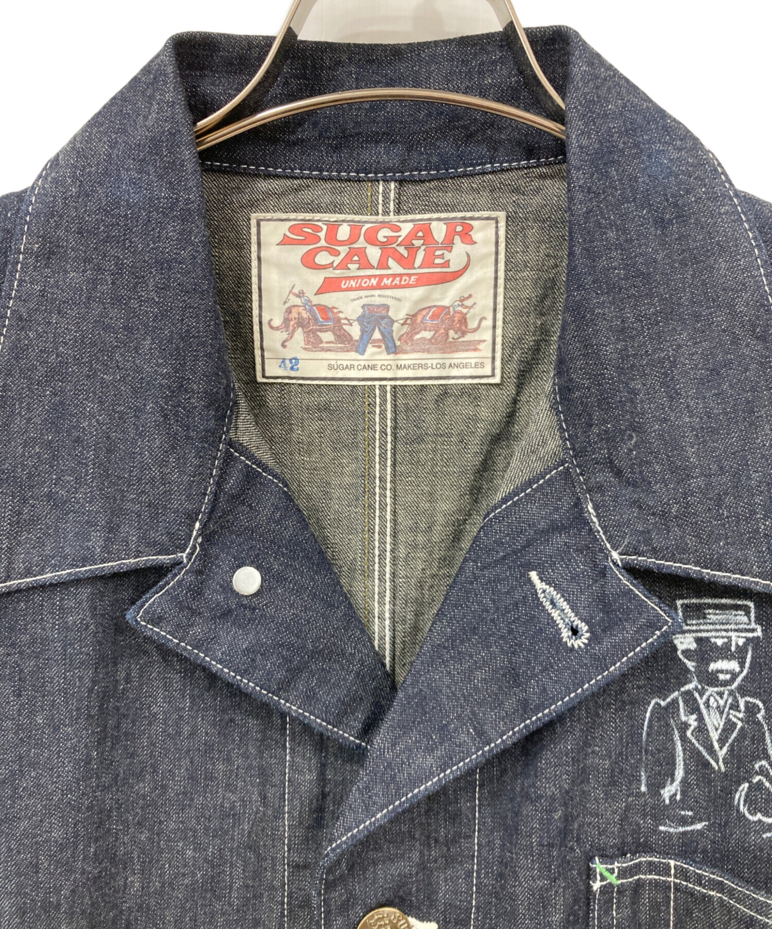 中古・古着通販】SUGAR CANE (シュガーケーン) デニムカバーオール