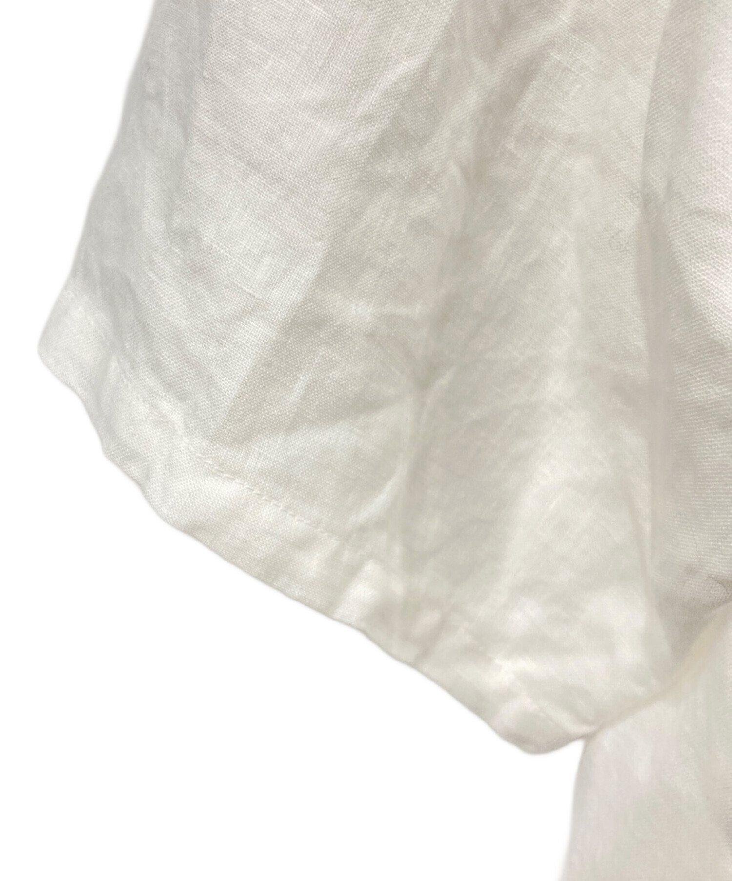 CONFECT40リネン 半袖カバーシャツ ホワイト サイズ4 nest Robe