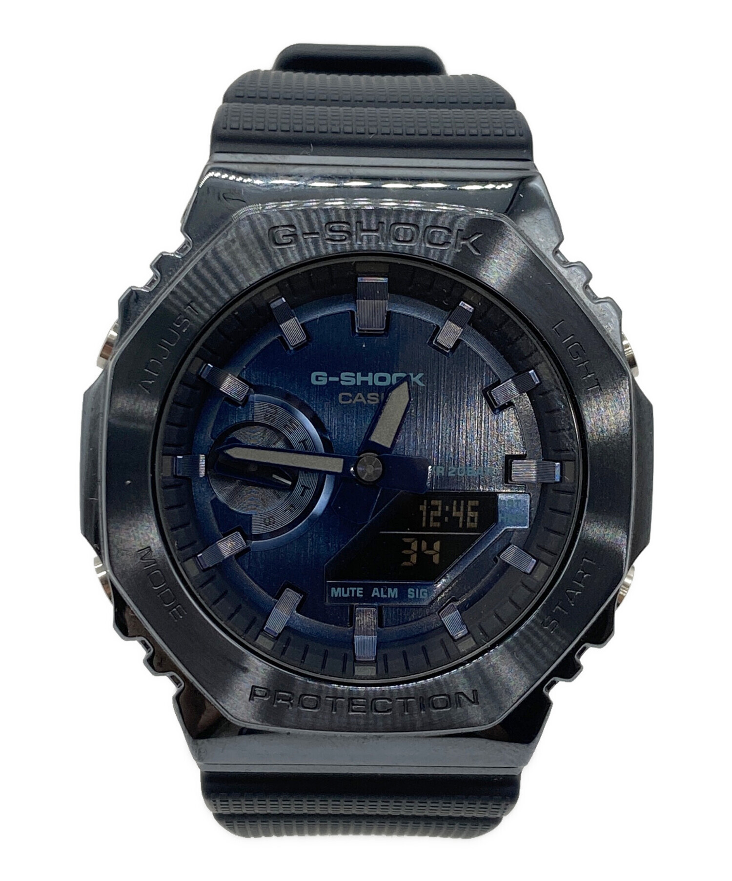 【週末セール】G-SHOCK GM-2100Nネイビー カシオーク メンズ腕時計 中古・古着通販】CASIO (カシオ) 腕時計/G-SHOCK/GM-2100N ネイビー