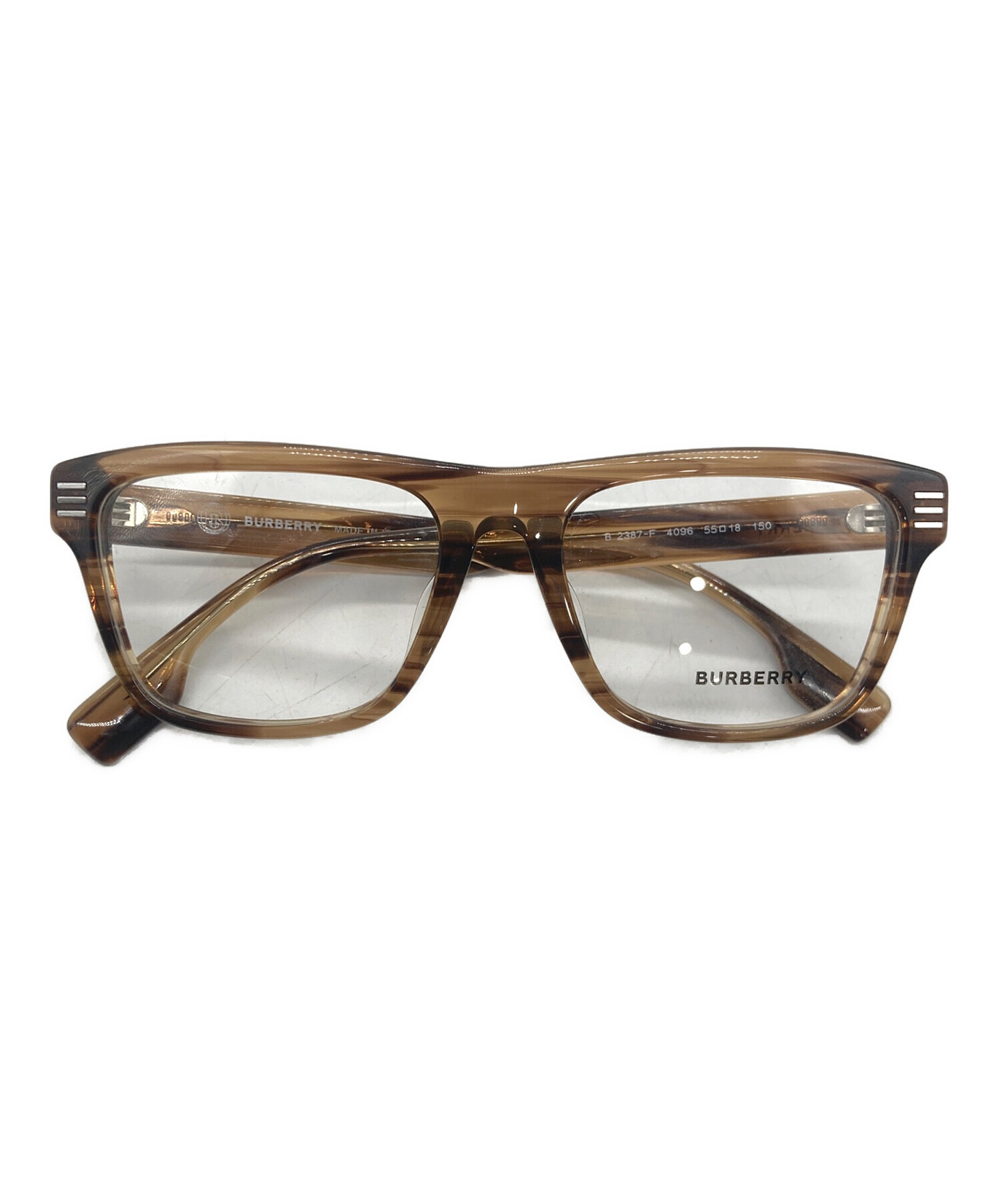 中古・古着通販】BURBERRY (バーバリー) 眼鏡 ブラウン｜ブランド