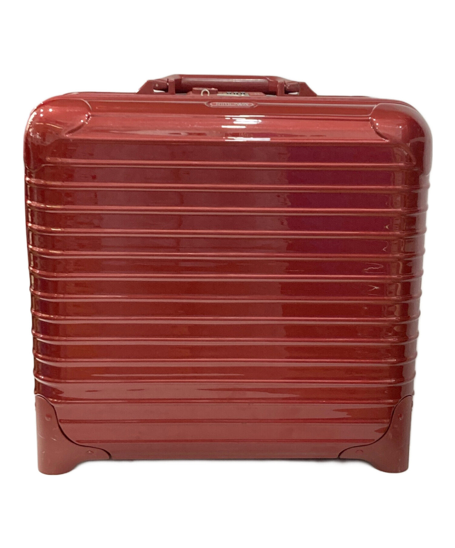 RIMOWA リモワ スーツケース 赤 チェコ製 2輪 中古　美品 中古・古着通販】RIMOWA (リモワ) キャリーバッグ レッド｜ブランド