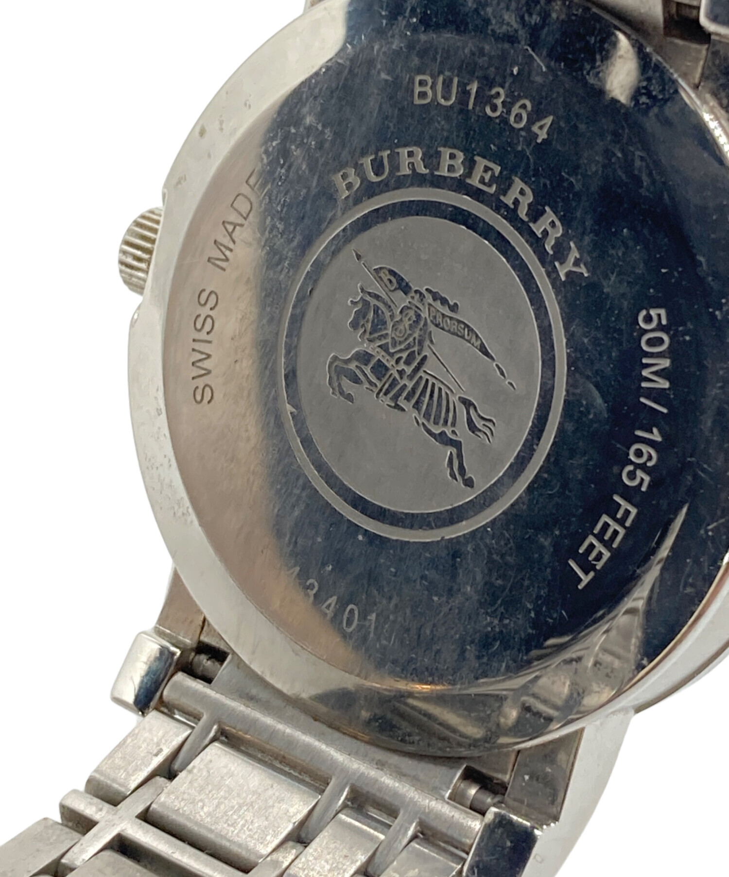 中古・古着通販】BURBERRY (バーバリー) 腕時計 ブラック｜ブランド