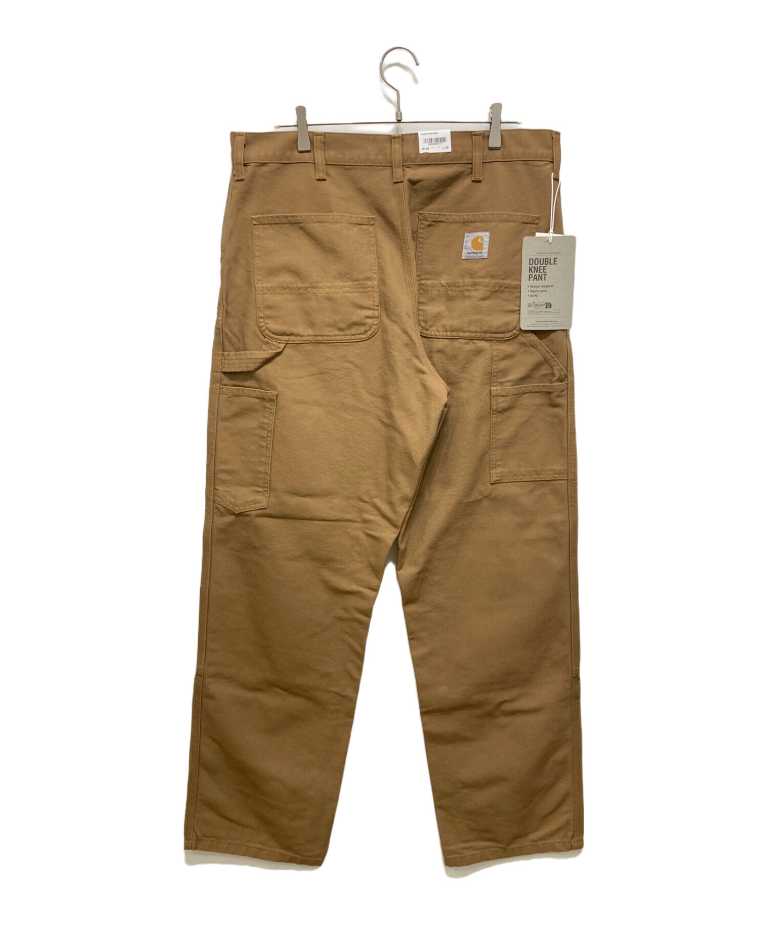 中古・古着通販】CarHartt (カーハート) ダブルニー パンツ ブラウン