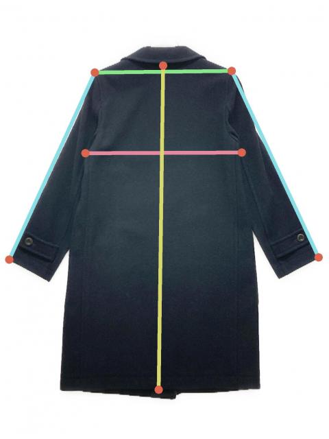 中古・古着通販】MHL (マーガレットハウエル) ダッフルコート ネイビー