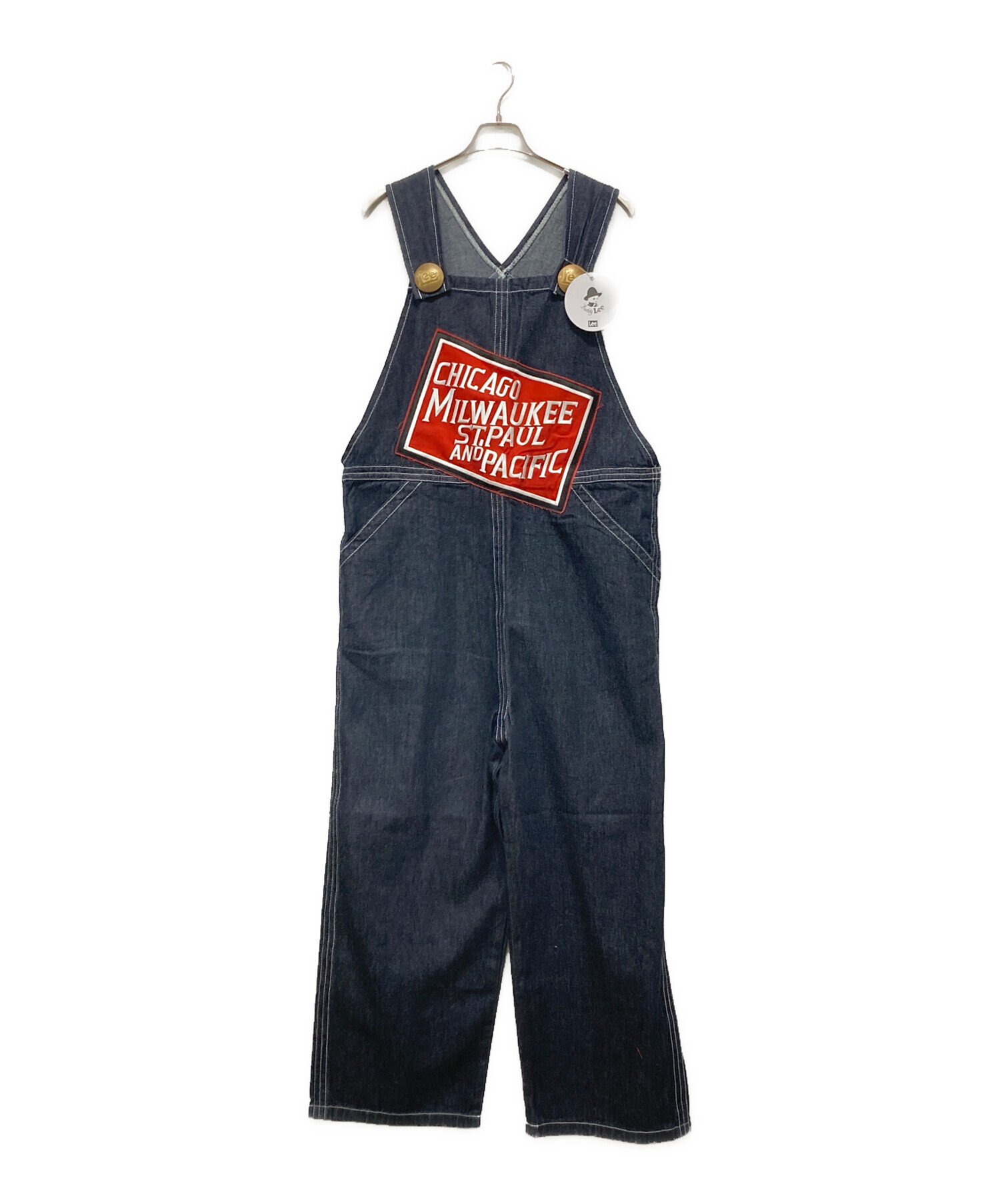 最終値下　Buddy Lee デニム オーバーオール バディーリー 中古・古着通販】Buddy Lee (バディーリー) デカボタン オーバーオール