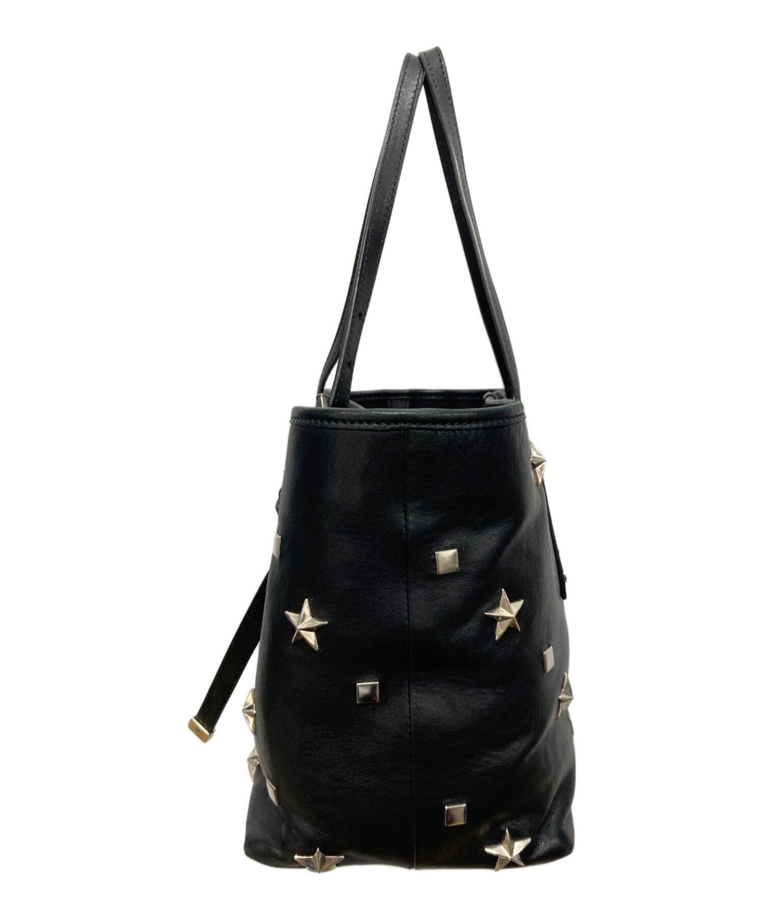 中古・古着通販】JIMMY CHOO (ジミーチュウ) スタッズトートバッグ