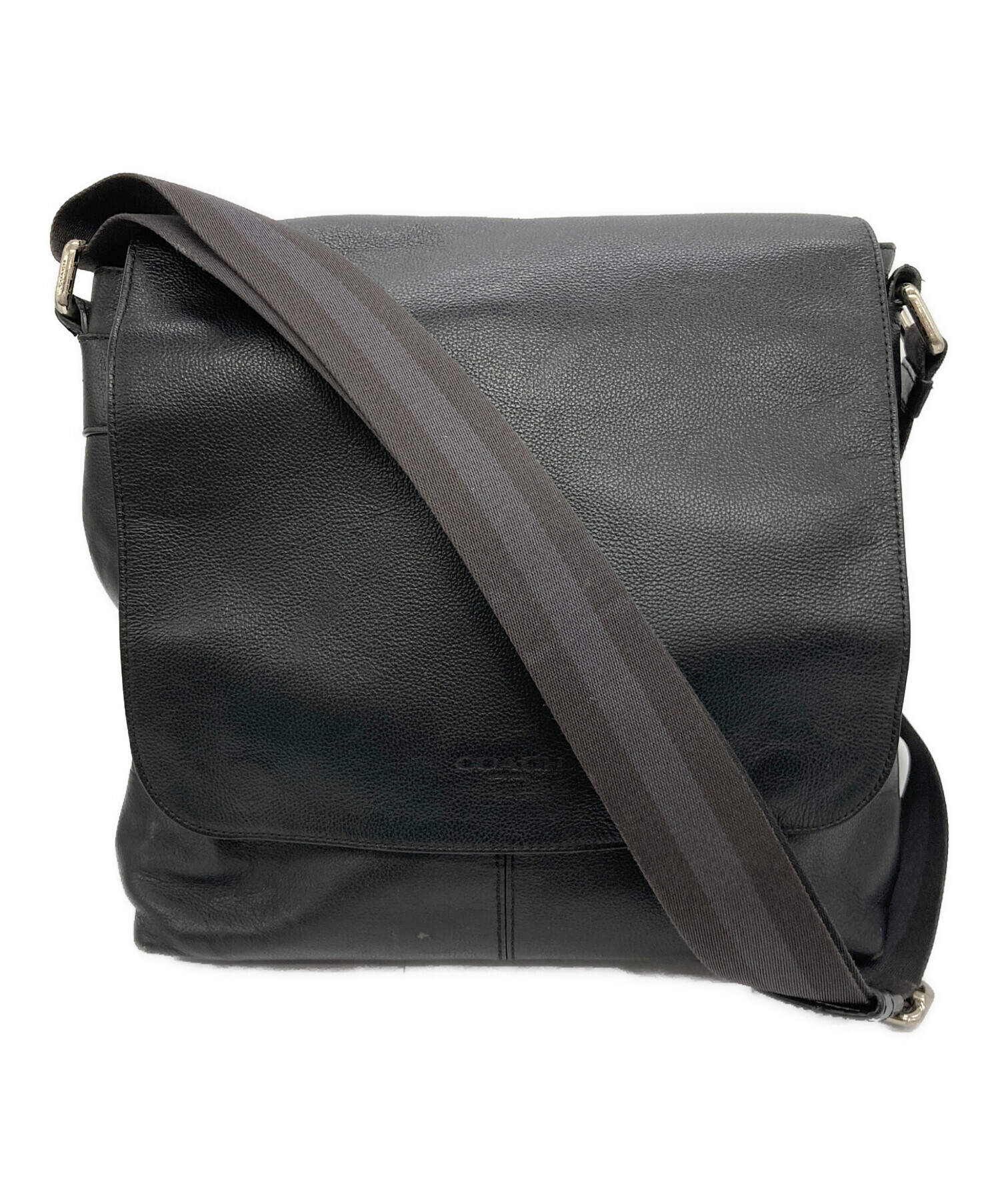 中古・古着通販】COACH (コーチ) Charles Small Messenger ブラック