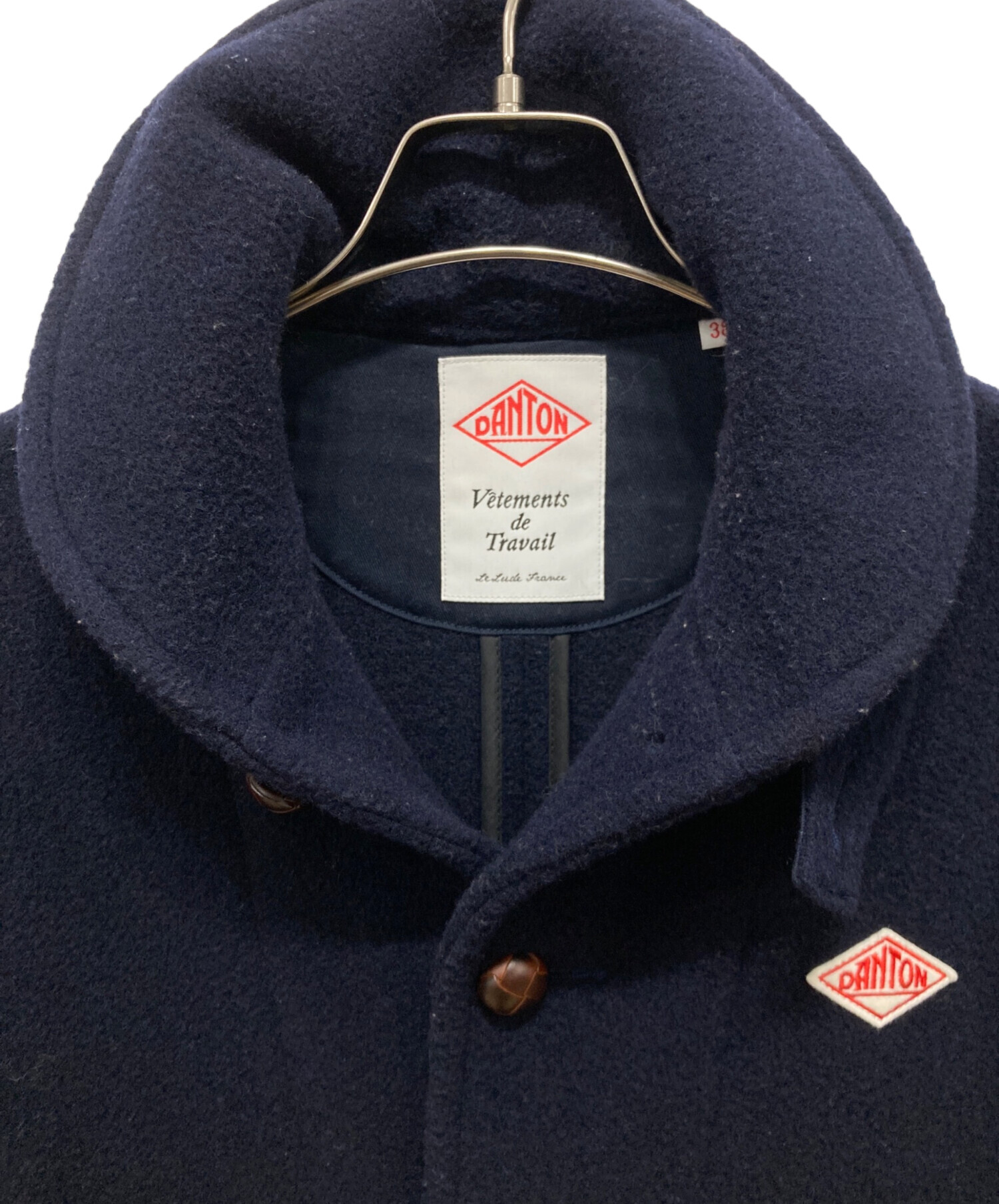 中古・古着通販】DANTON (ダントン) ウールパイルラウンドカラー