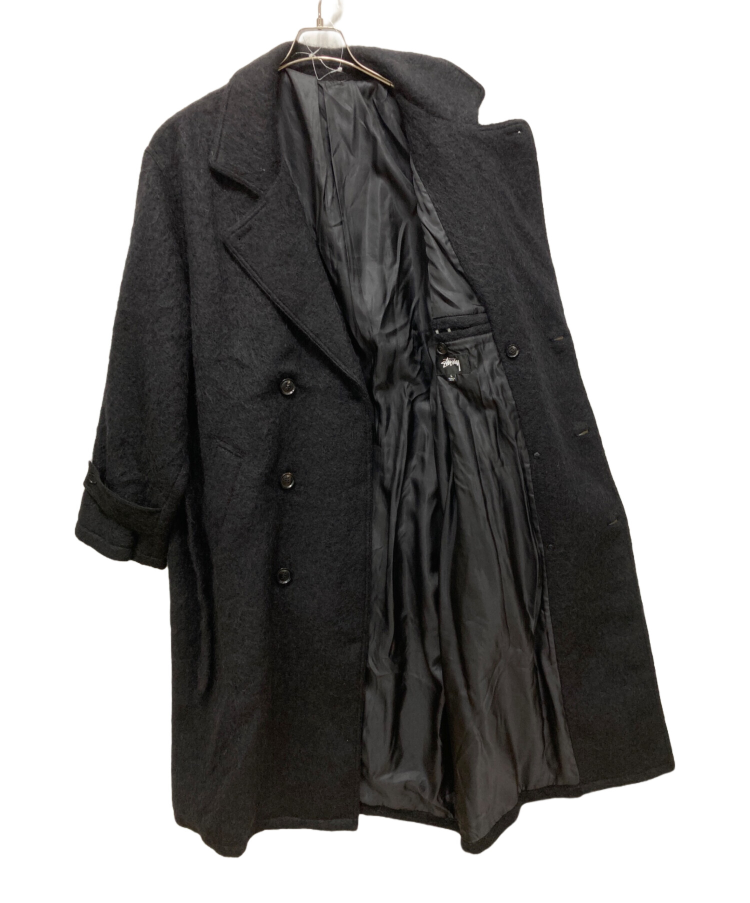 ステューシー レザートレンチコート サイズM 中古・古着通販】stussy (ステューシー) トレンチコート/23AW MOHAIR
