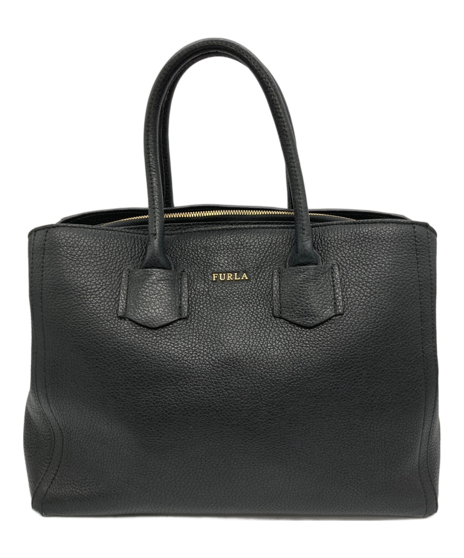 FURLA ※未使用品 中古・古着通販】FURLA (フルラ) ハンドバッグ ブラック｜ブランド
