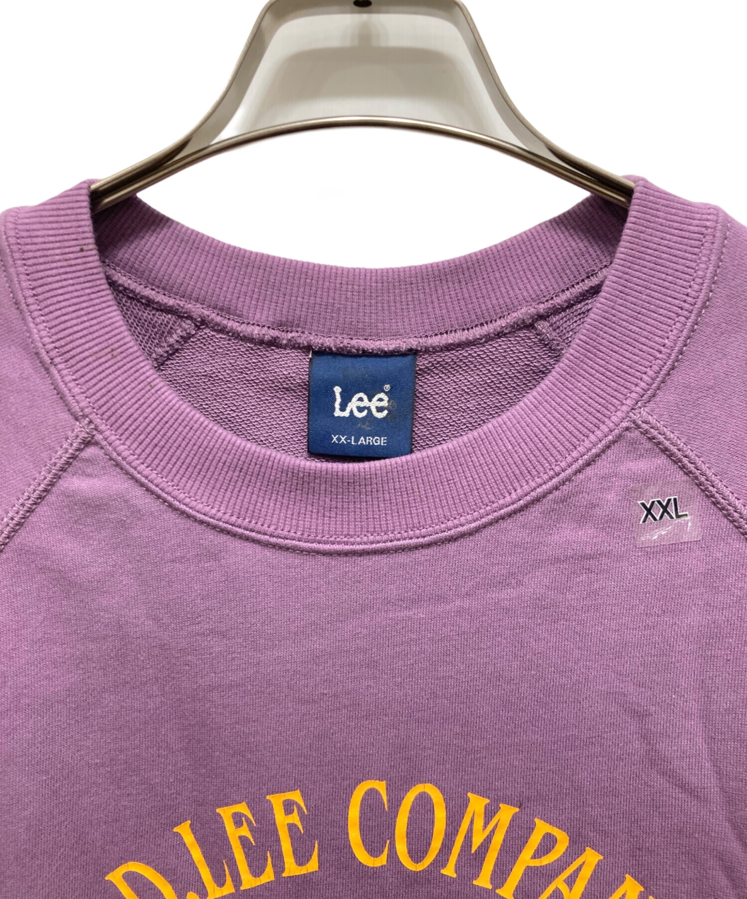 中古・古着通販】LEE (リー) クルーネックスウェット パープル サイズ 