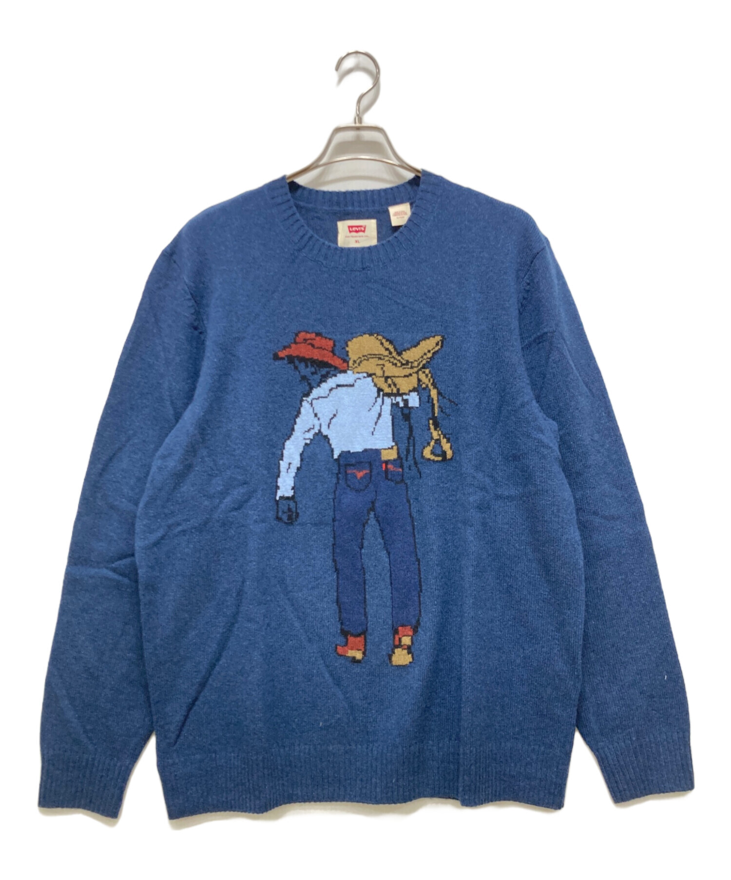 中古・古着通販】LEVI'S (リーバイス) 厚手ニット ネイビー サイズ:XL