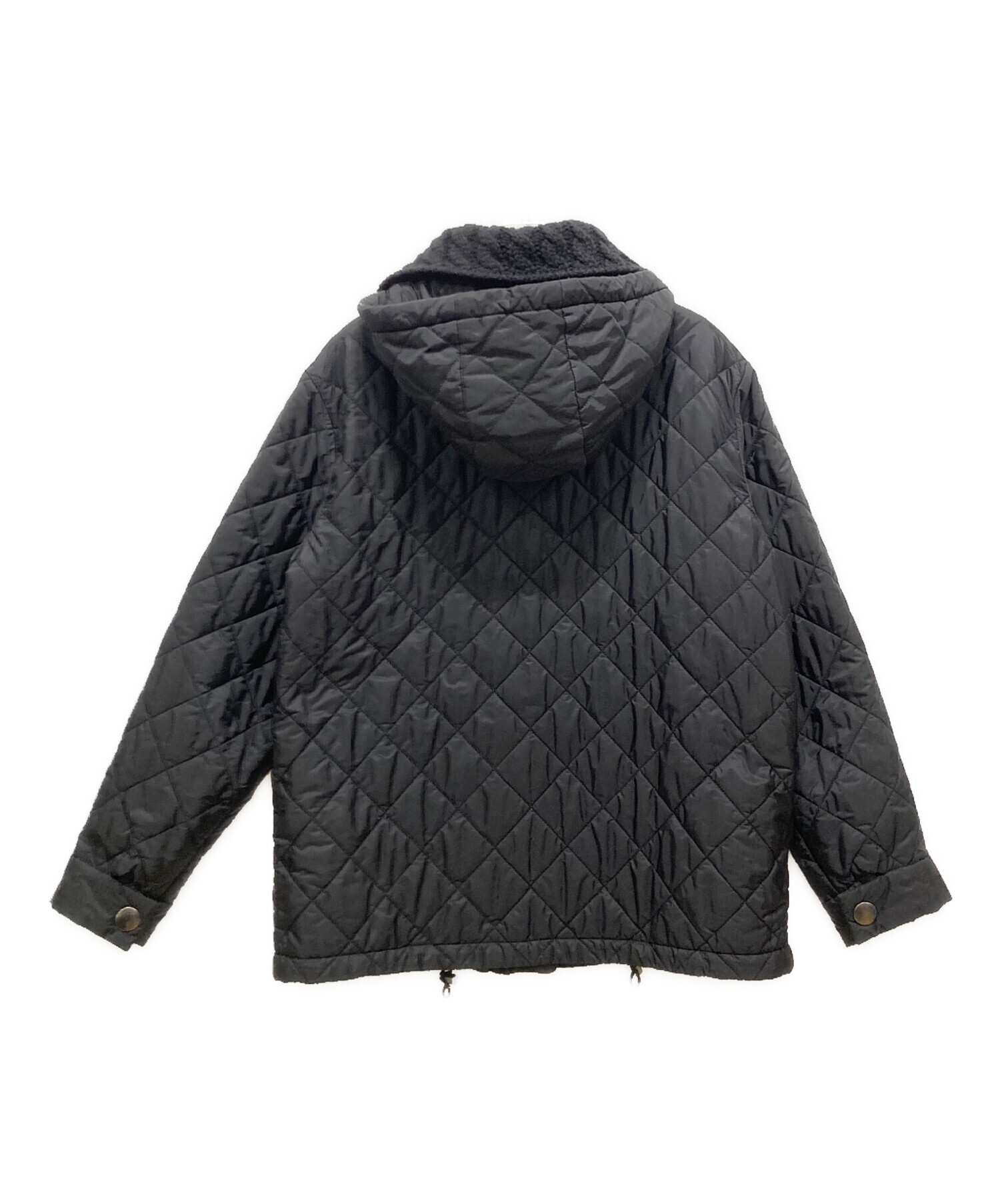 PRADA キルティングジャケット 中古・古着通販】PRADA (プラダ) キルティングジャケット ブラック