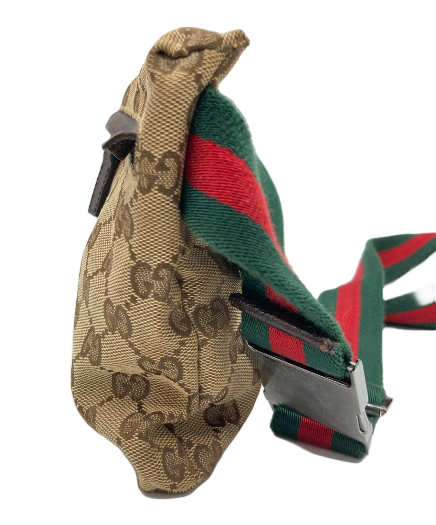 中古・古着通販】GUCCI (グッチ) ウエストポーチ/GGキャンバス