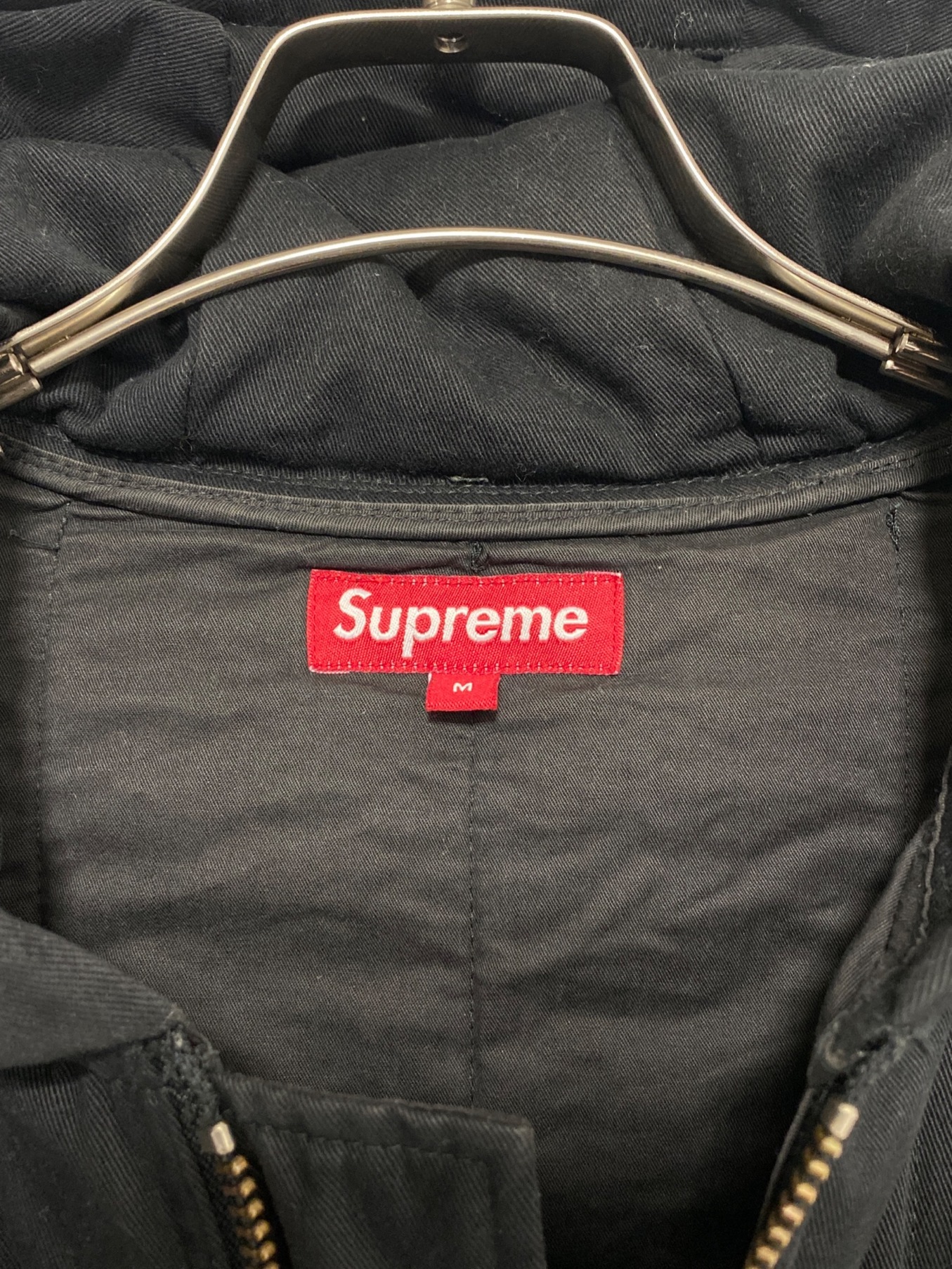 中古・古着通販】SUPREME (シュプリーム) フードブルゾン ブラック