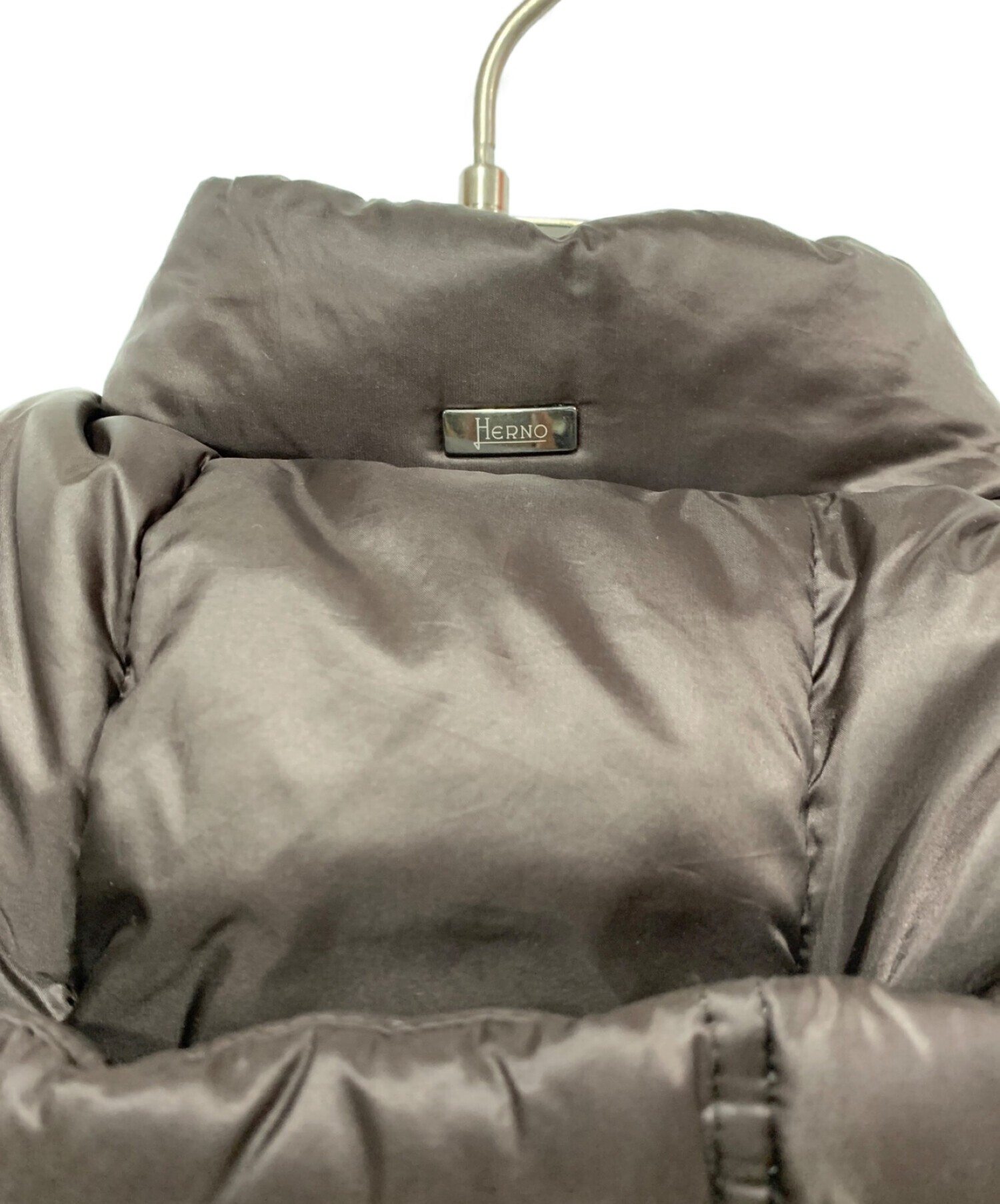 中古・古着通販】HERNO (ヘルノ) ダウンジャケット ブラウン サイズ:44