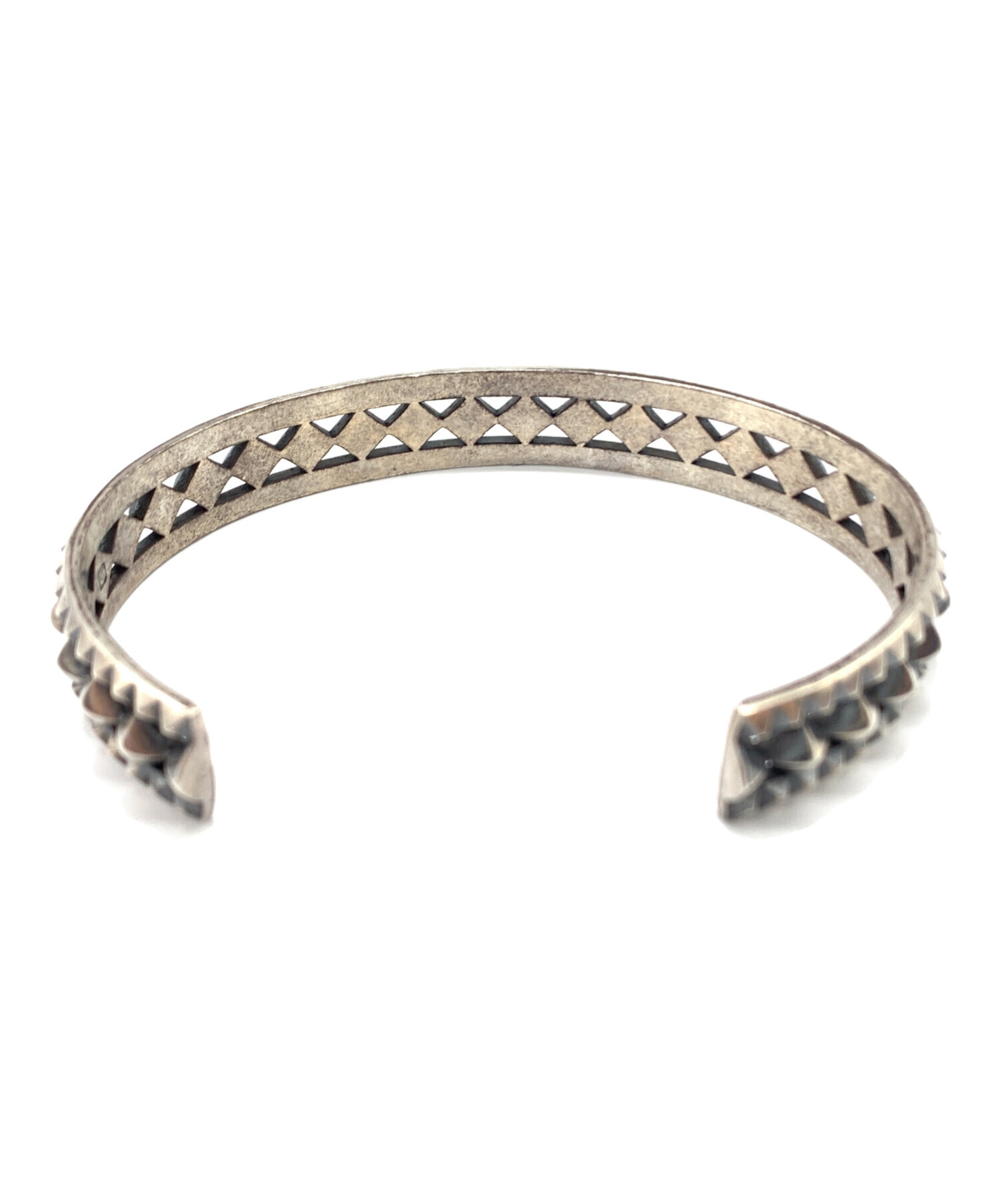 中古・古着通販GARNI (ガルニ) Multiple Studs Bangle グレー