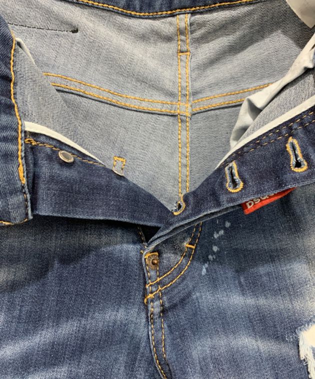中古・古着通販】DSQUARED2 (ディースクエアード) 加工デニムパンツ