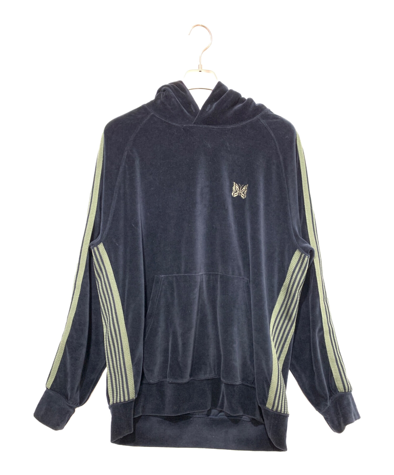 中古・古着通販】Needles (ニードルズ) ベロアプルオーバーパーカー