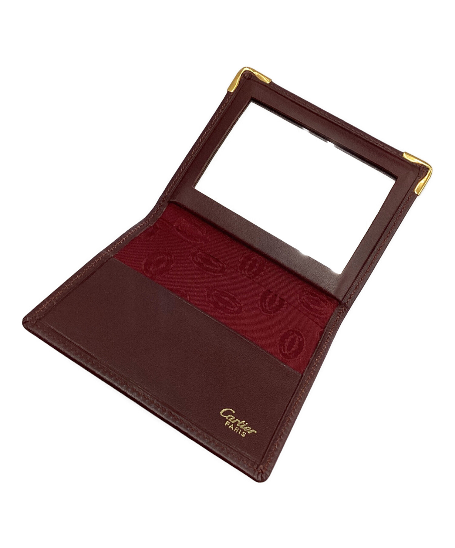 中古・古着通販】Cartier (カルティエ) コンパクトミラーパスケース