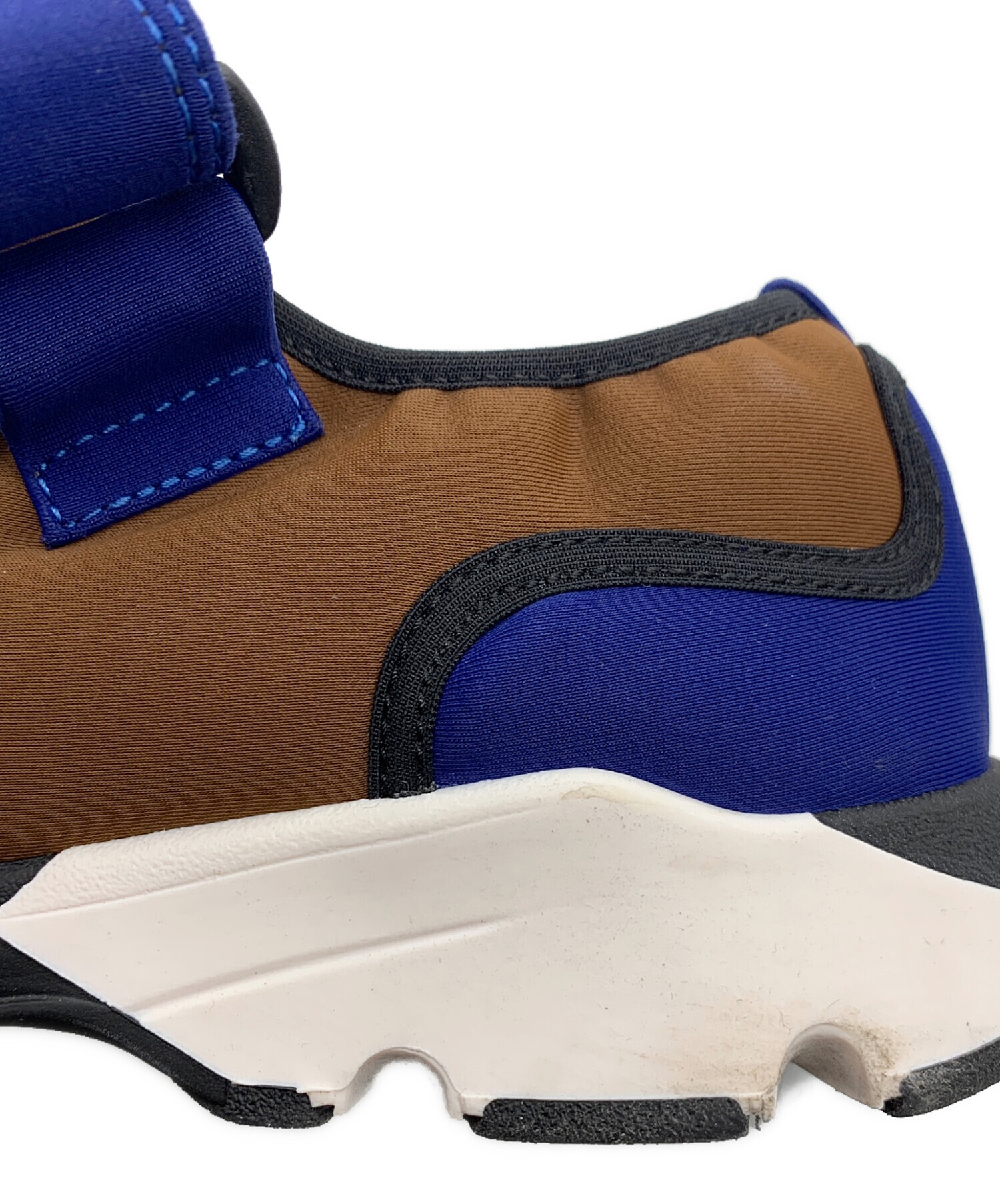 MARNI ベルクロストラップスニーカー 青 茶色 ベルクロ MARNI ベルクロストラップスニーカー 青 茶色 ベルクロ MARNI